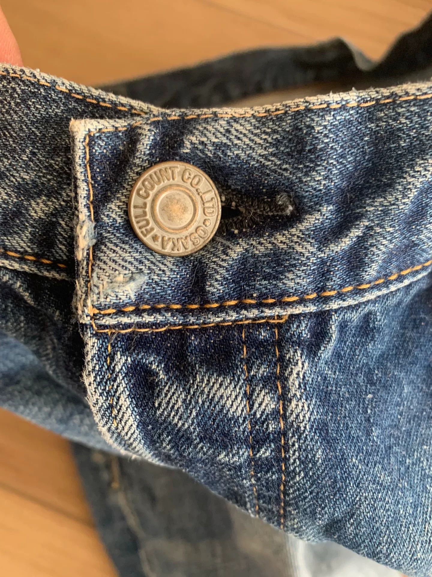 Full Count & Co. FULLCOUNT 1341-1101 DARTFORD 13.7OZ Jeans Size US 31 - 6 Thumbnail