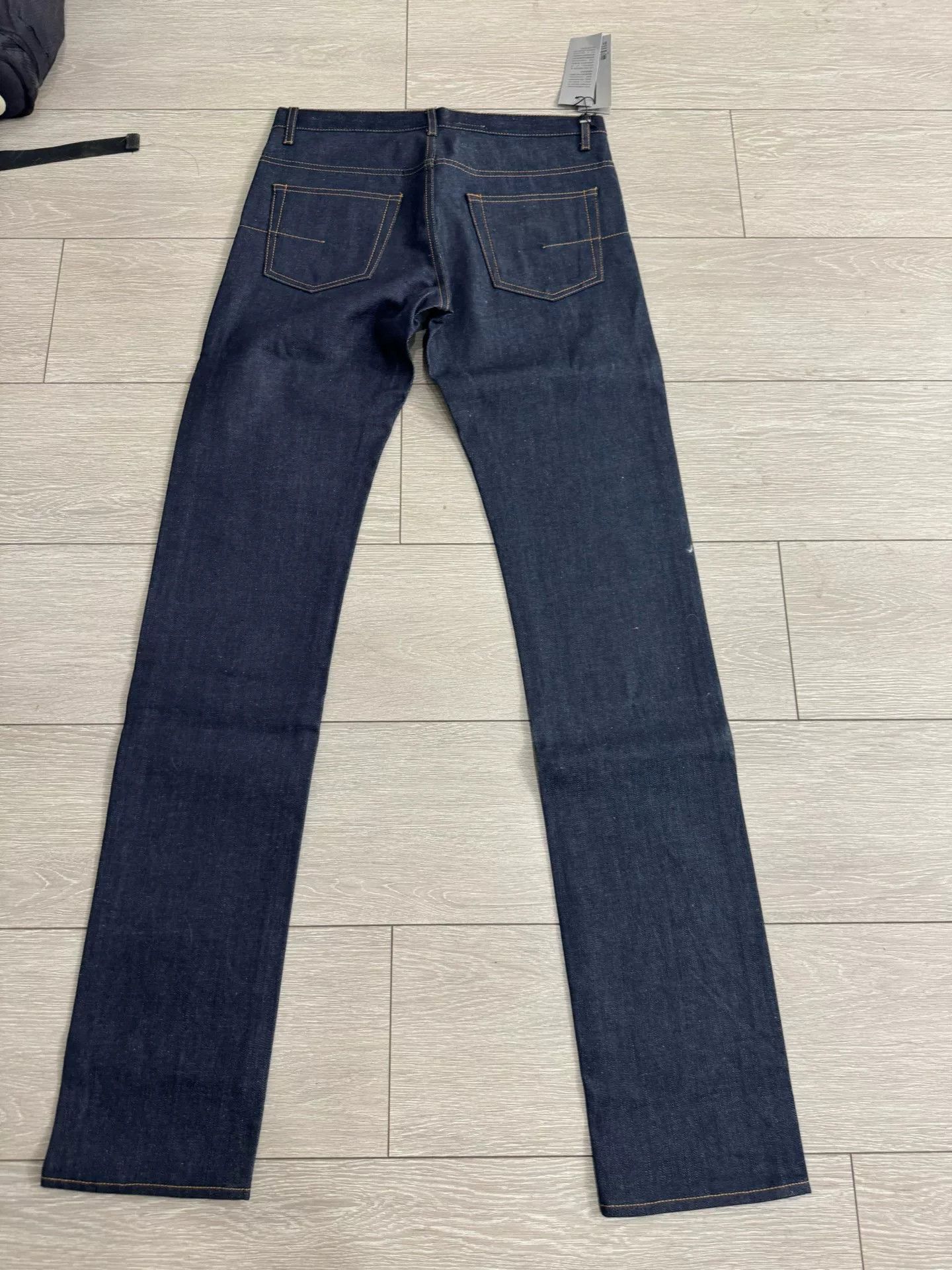 Dior Dior Hedi Era Basic F19 Raw Denim Size US 31 - 3 Thumbnail