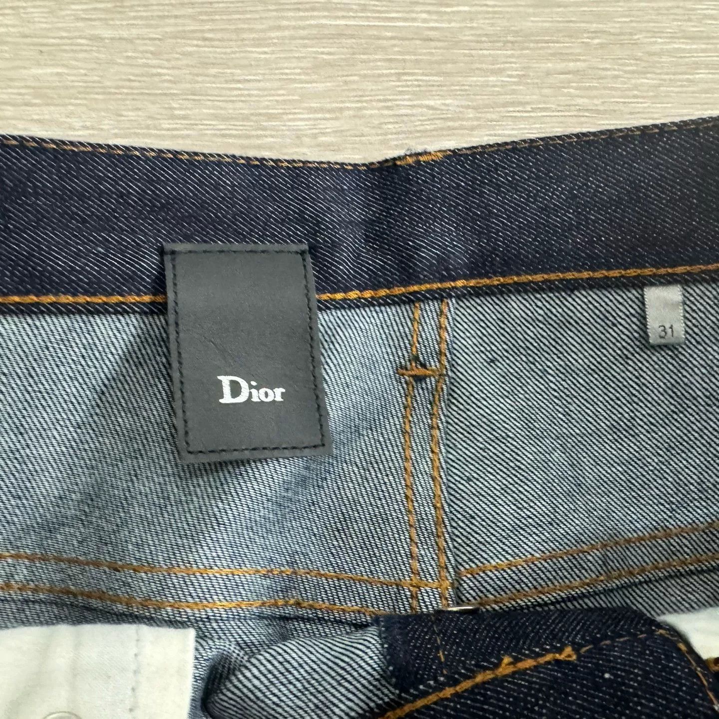 Dior Dior Hedi Era Basic F19 Raw Denim Size US 31 - 4 Thumbnail