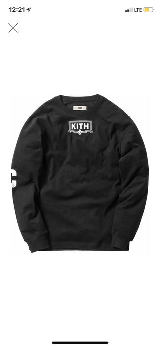 Kith Kith Carbone Long Sleeve Tee Black | Grailed