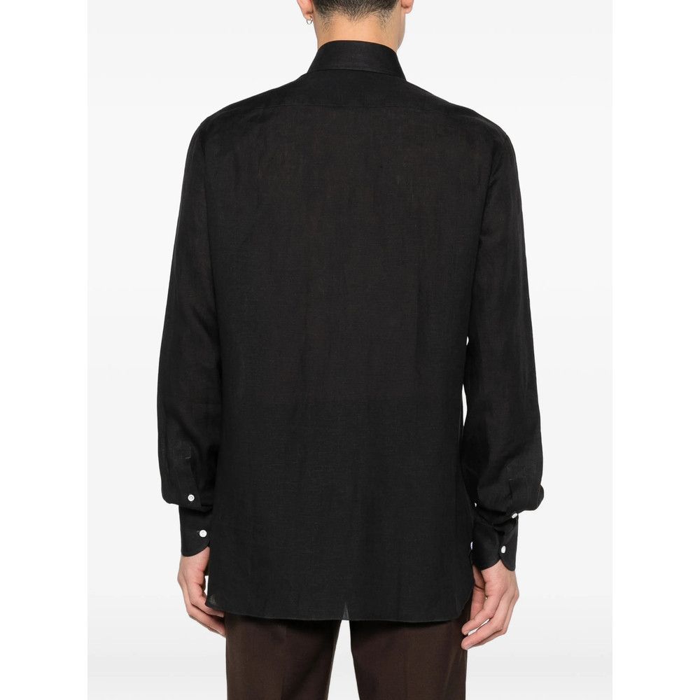 Isaia Isaia BLACK Shirts Size US XS / EU 42 / 0 - 2 Thumbnail