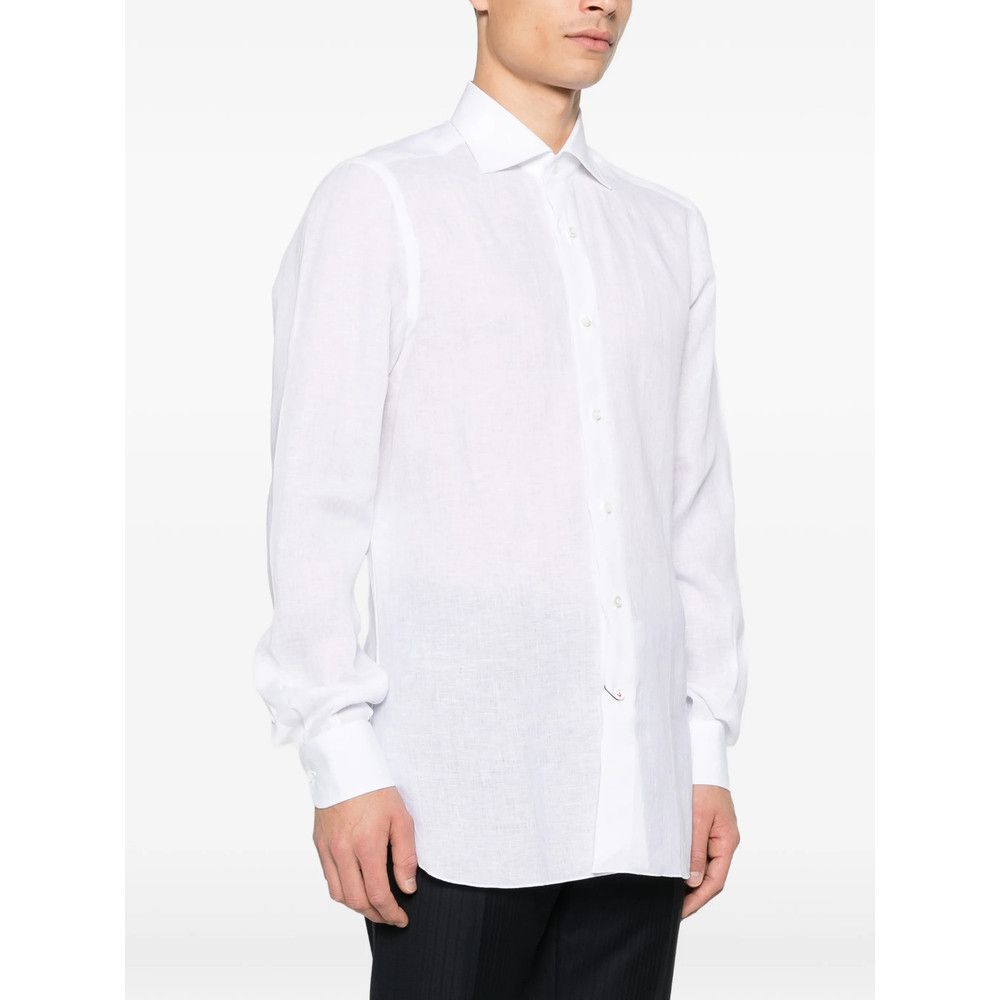 Isaia Isaia WHITE Shirts Size US XS / EU 42 / 0 - 4 Thumbnail
