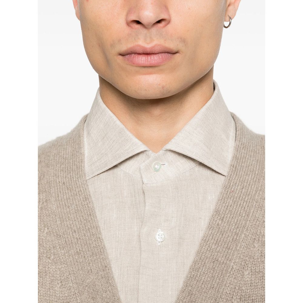 Isaia Isaia NEUTRALS Shirts Size US M / EU 48-50 / 2 - 2 Thumbnail