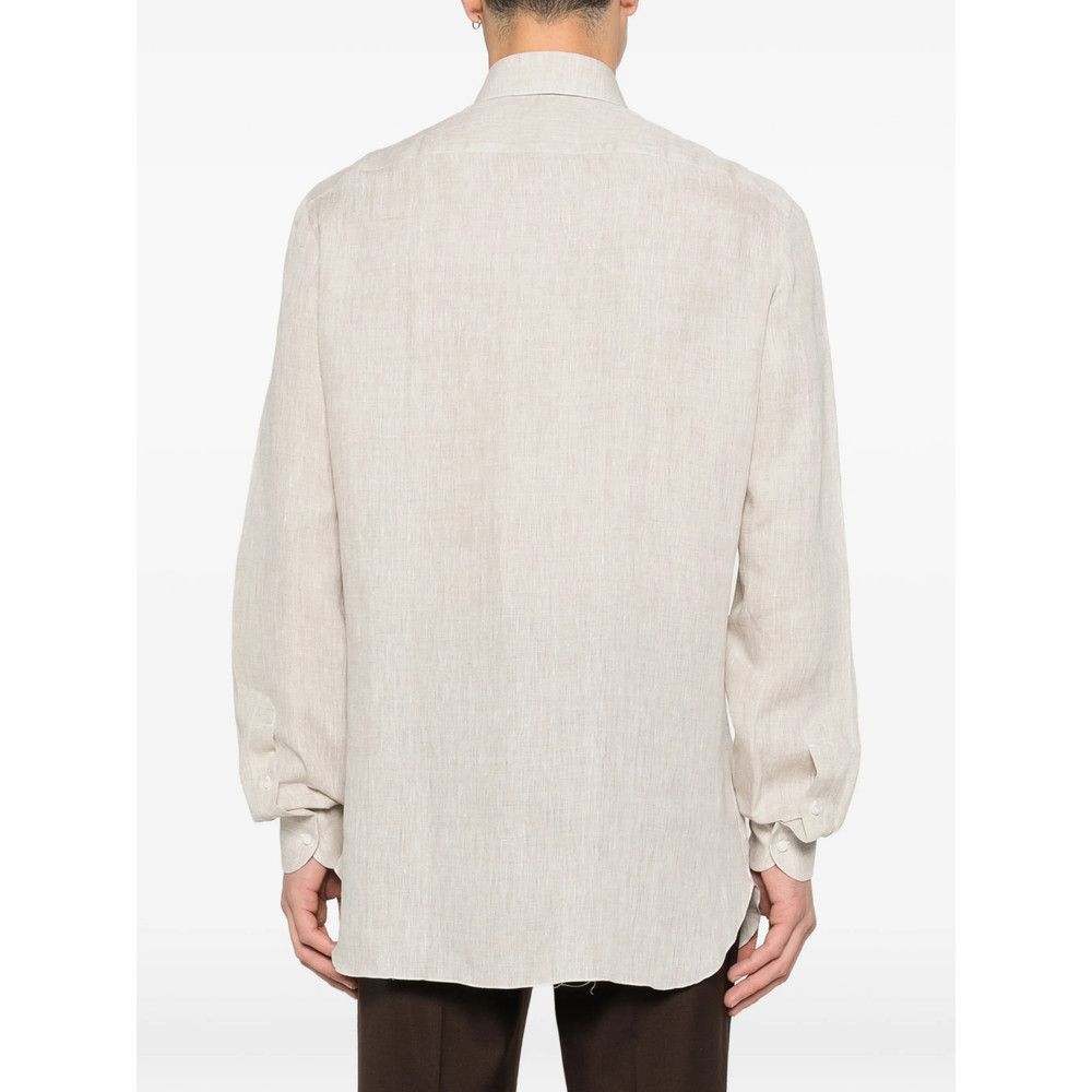 Isaia Isaia NEUTRALS Shirts Size US XL / EU 56 / 4 - 3 Thumbnail