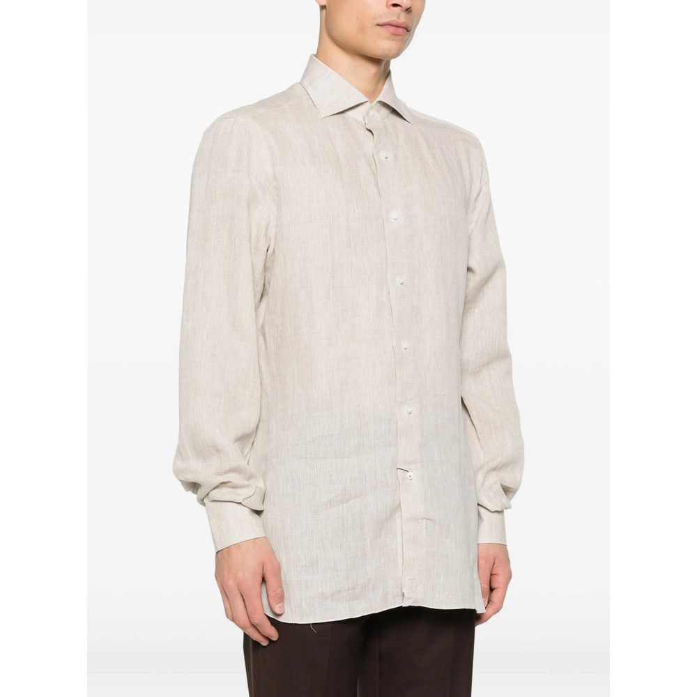 Isaia Isaia NEUTRALS Shirts Size US XXL / EU 58 / 5 - 4 Thumbnail