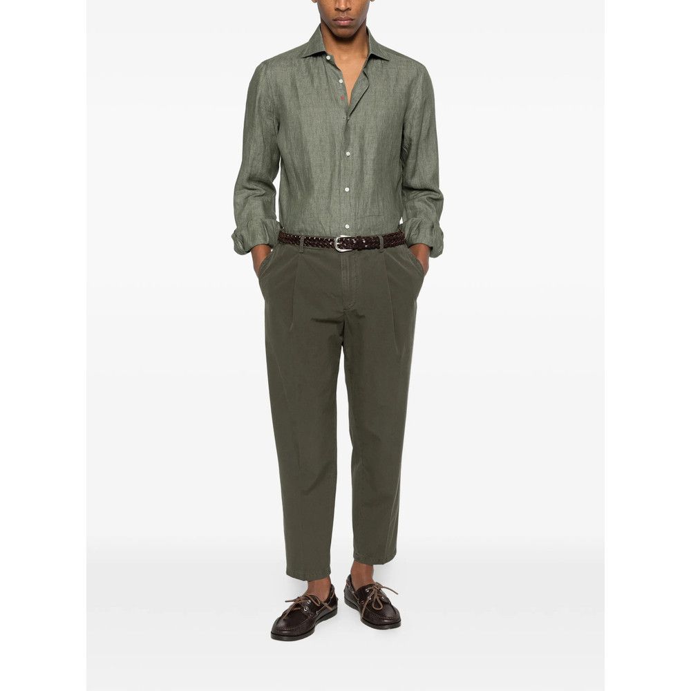 Isaia Isaia GREEN Shirts Size US XXL / EU 58 / 5 - 4 Thumbnail