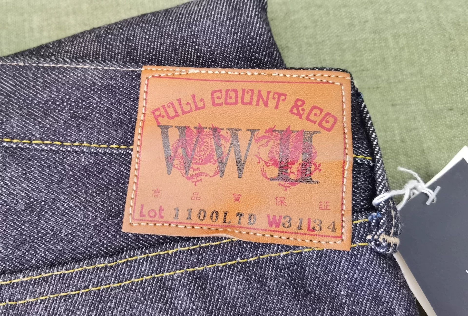 Full Count & Co. Fullcount 1100LTD Vintage Limited Size US 31 - 2 Thumbnail
