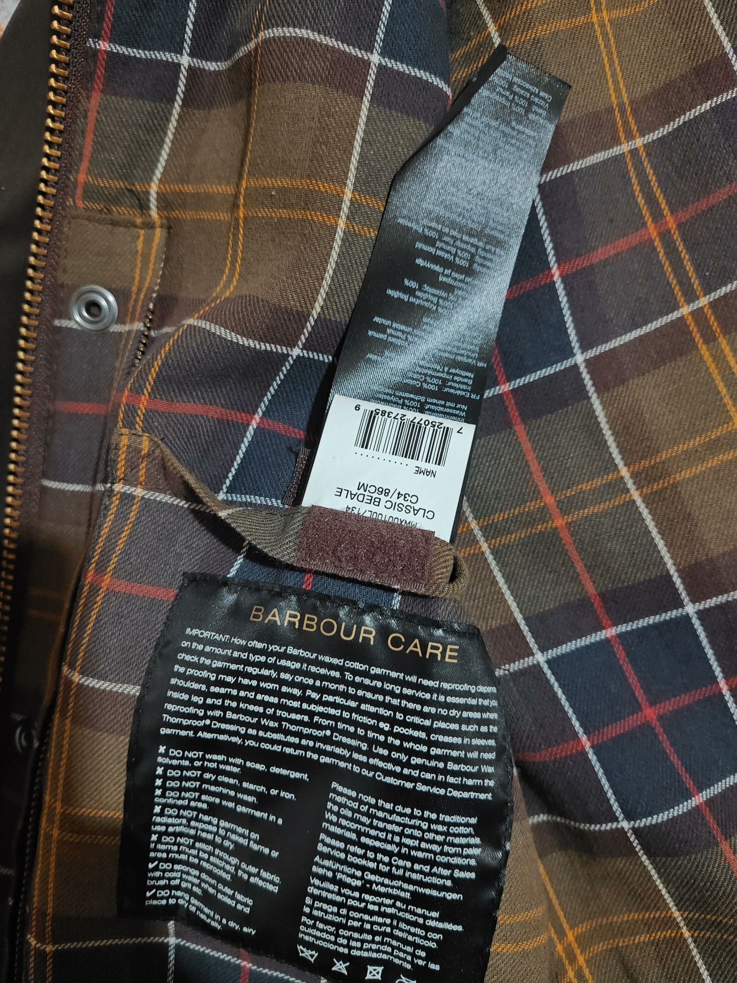 Barbour Barbour Classic Bedale Wax Jacket Size US M / EU 48-50 / 2 - 5 Thumbnail