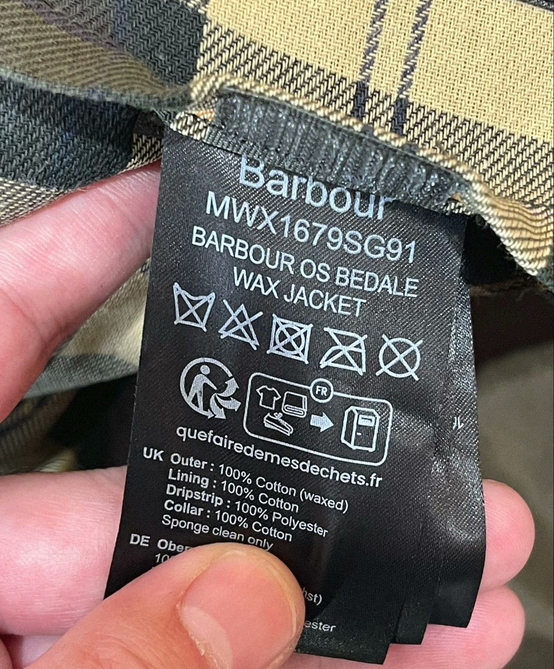 Barbour Barbour OS Bedale Waxed Jacket Size US L / EU 52-54 / 3 - 8 Thumbnail