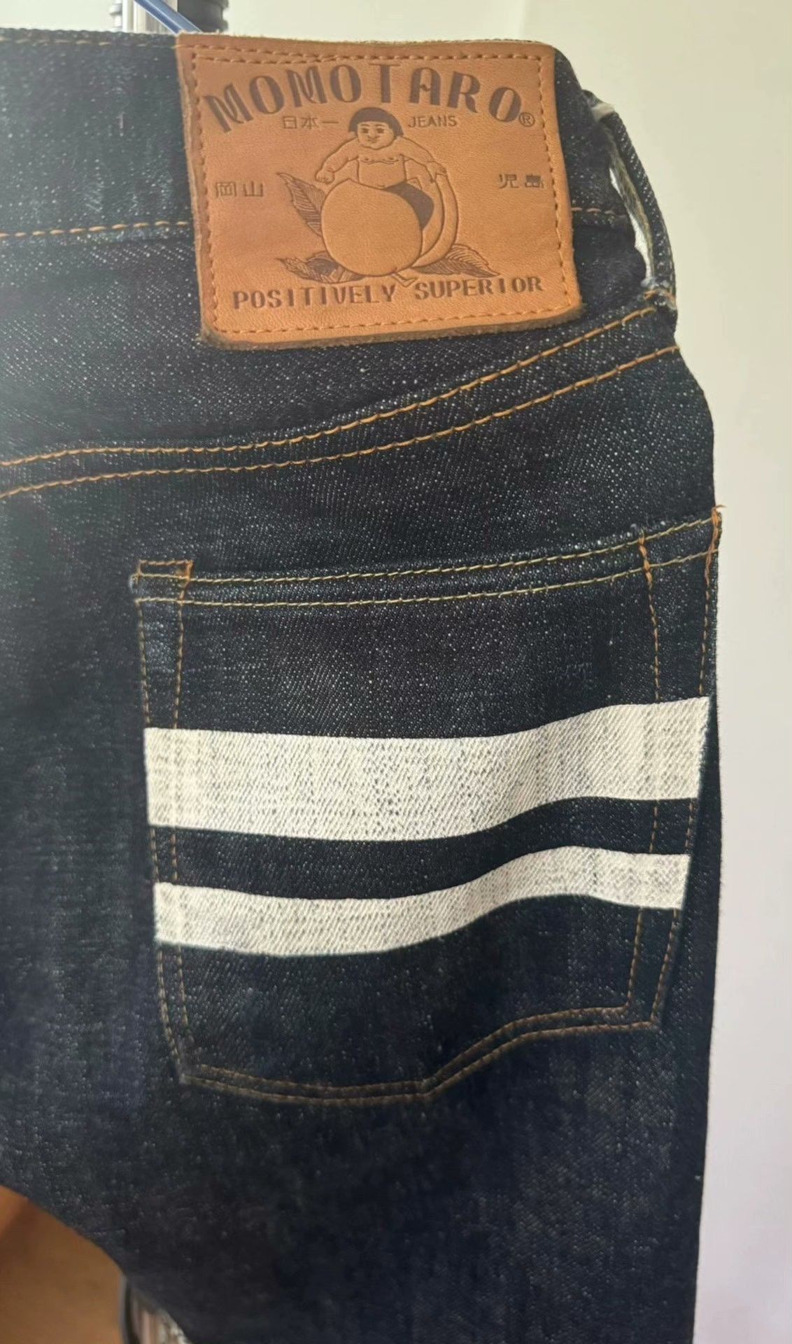 Momotaro Jeans Momotaro 0405-82 16OZ High-Waist Tapered Jeans Size US 30 / EU 46 - 4 Thumbnail