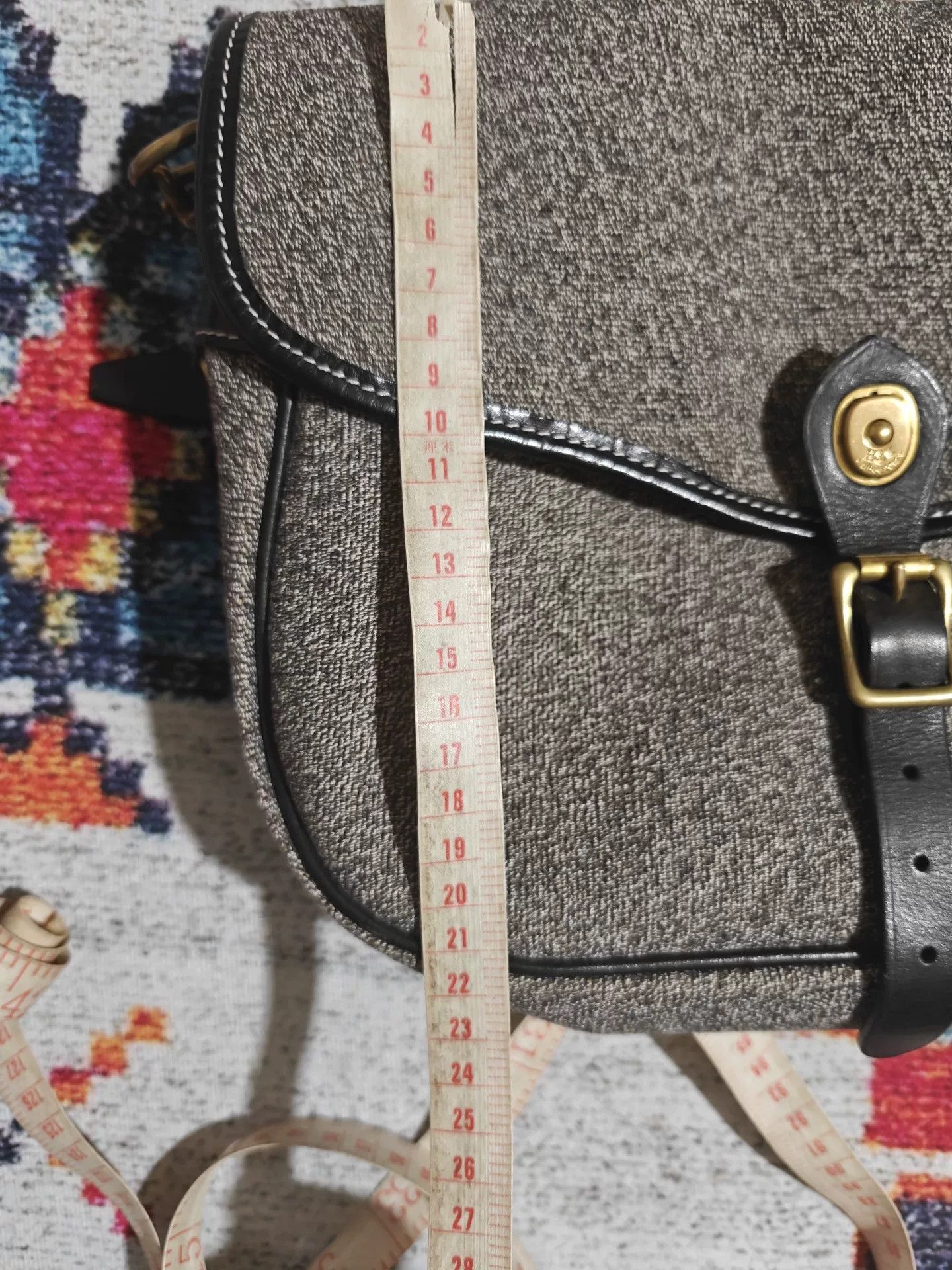 Vintage HK WORKSHOP Vintage Pepper Salt Messenger Bag Size ONE SIZE - 6 Thumbnail