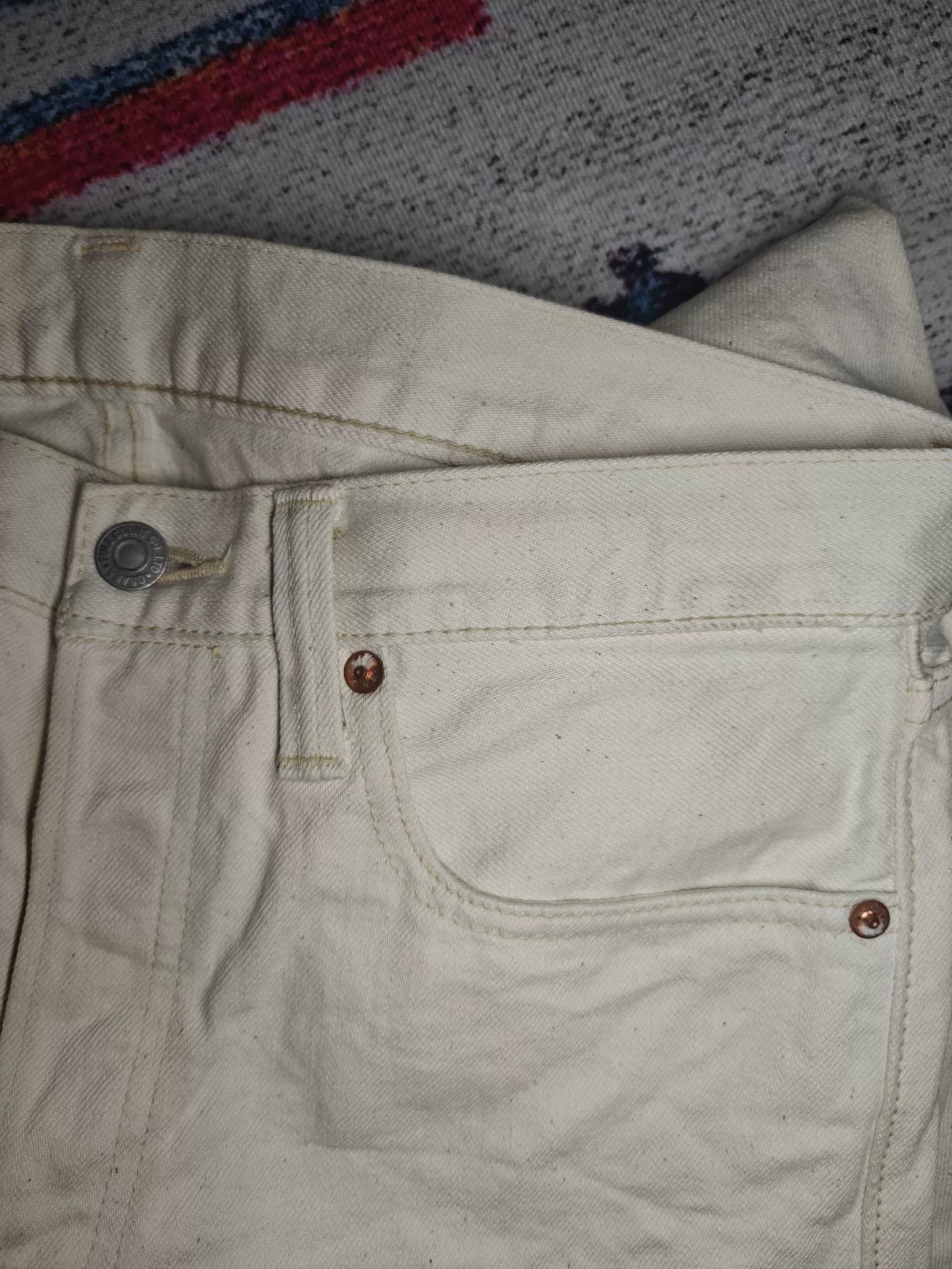 Full Count & Co. Fullcount 1108EC Slim Straight Red Selvedge Jeans Size US 31 - 7 Thumbnail