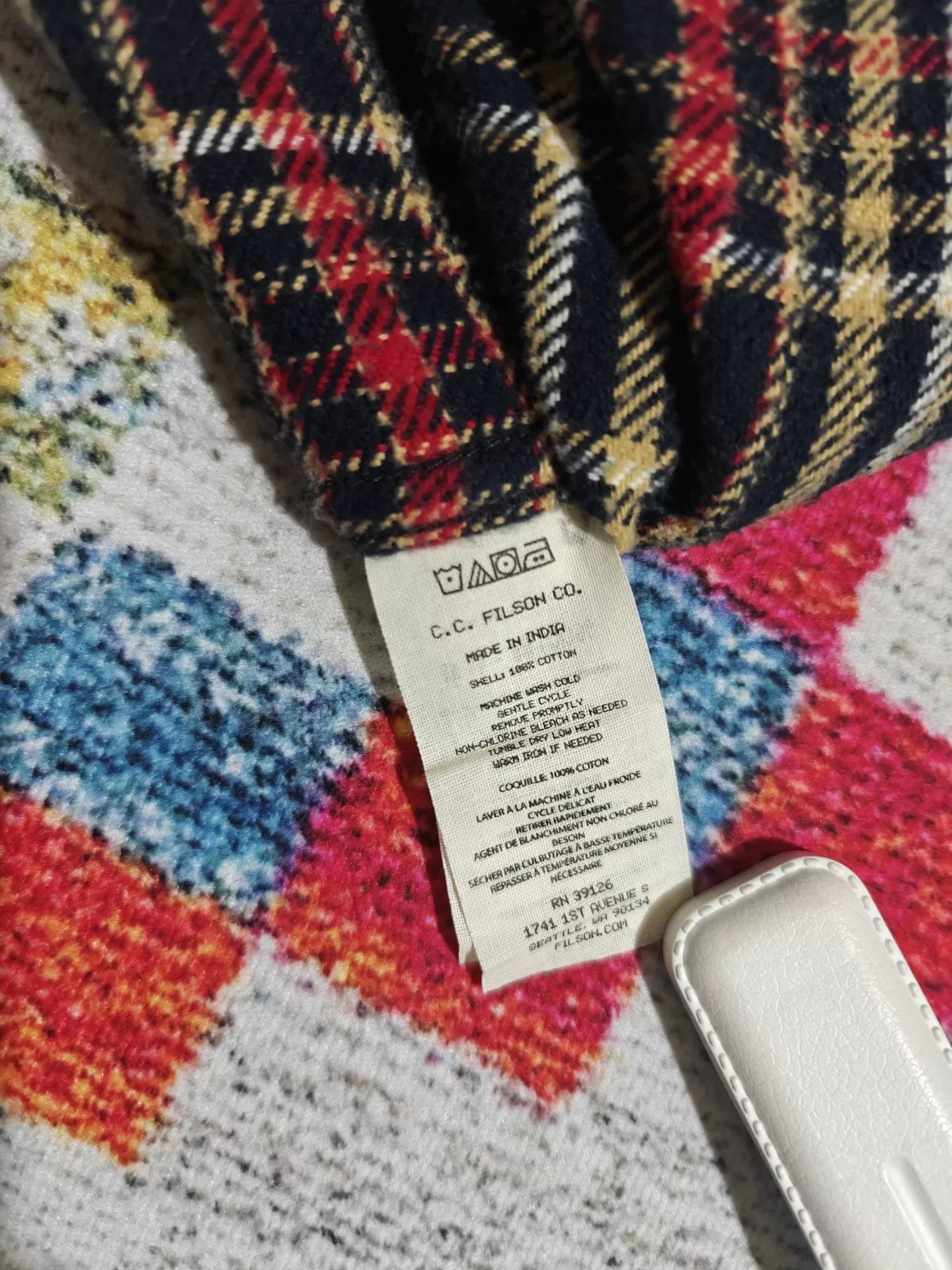 Filson Filson Vintage Flannel Work Shirt Size US S / EU 44-46 / 1 - 7 Thumbnail