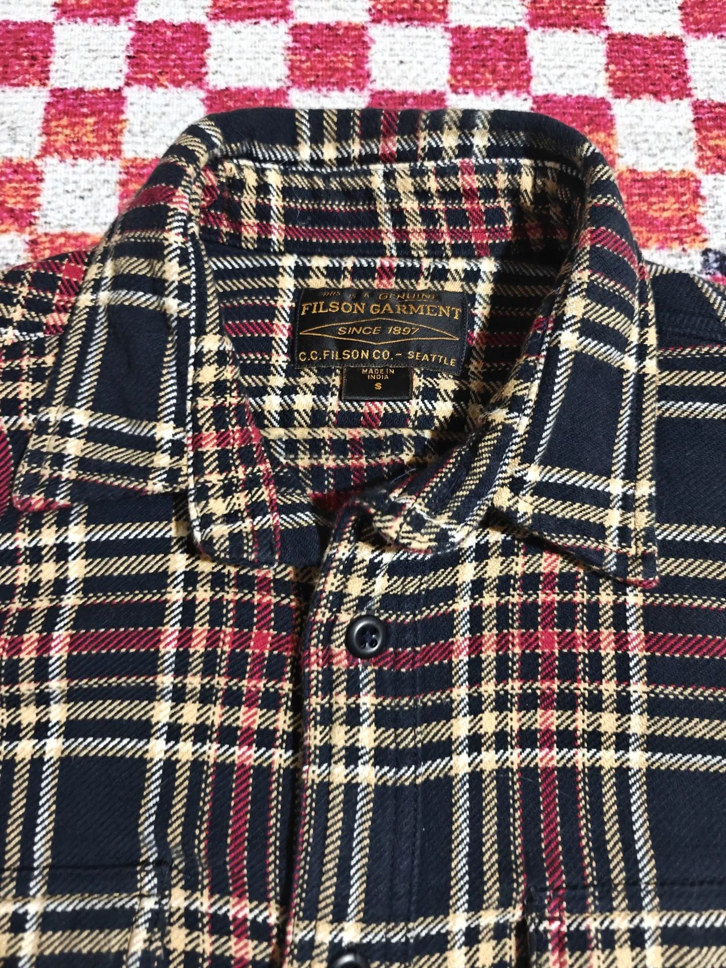 Filson Filson Vintage Flannel Work Shirt Size US S / EU 44-46 / 1 - 5 Thumbnail