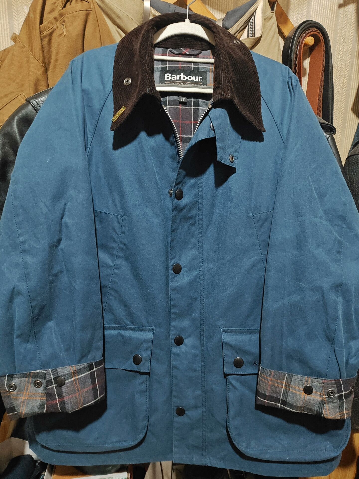 Barbour Barbour OS Bedale Waxed Jacket Size US M / EU 48-50 / 2 - 2 Thumbnail