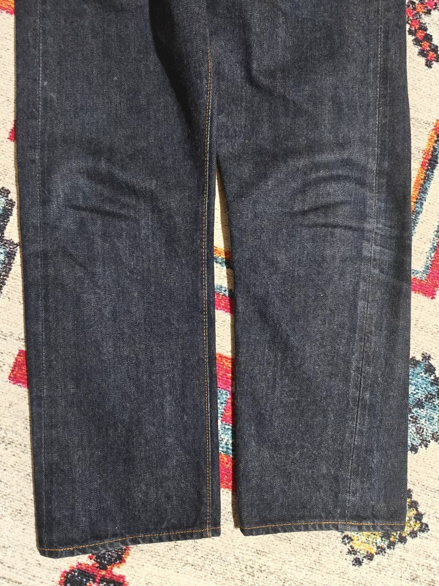 RESOLUTE RESOLUTE 710 Retro Slim Straight Raw Jeans Size US 32 / EU 48 - 5 Thumbnail