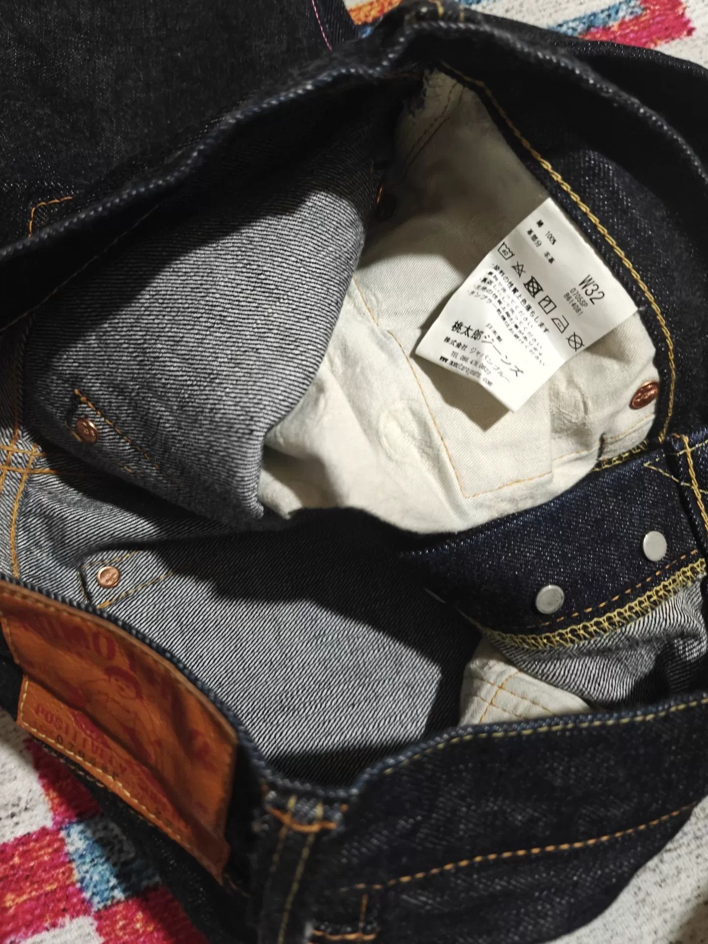 Momotaro Jeans Momotaro 0705SP 15.7oz Slim Straight Jeans Size US 32 / EU 48 - 6 Thumbnail