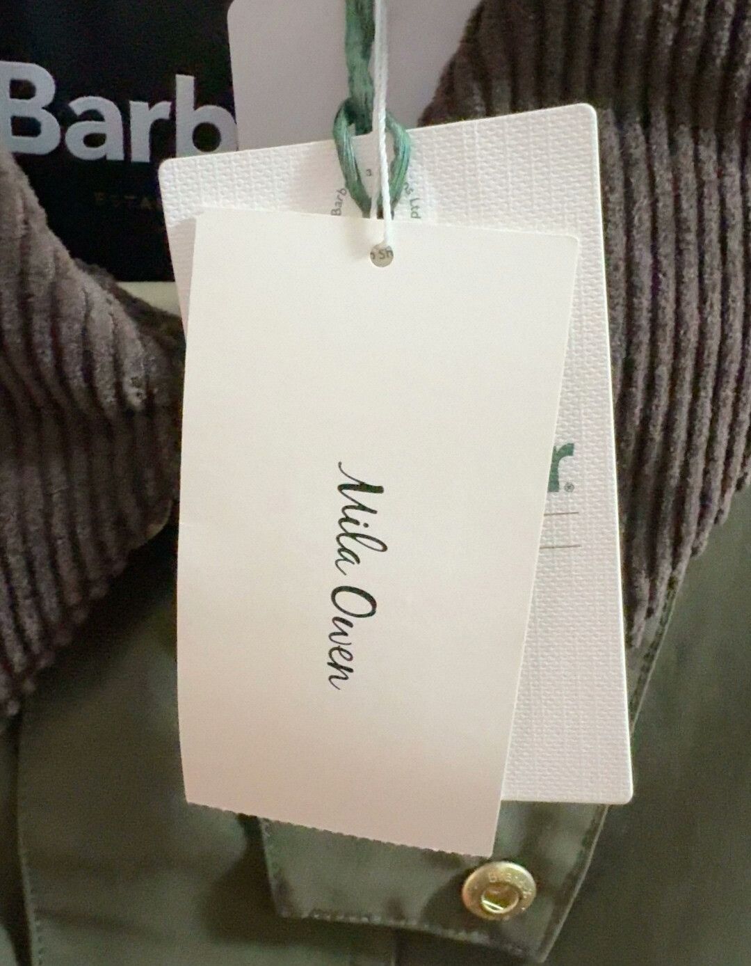 Barbour Barbour x milaowen Wax-Free Collar Jacket Size M / US 6-8 / IT 42-44 - 6 Thumbnail