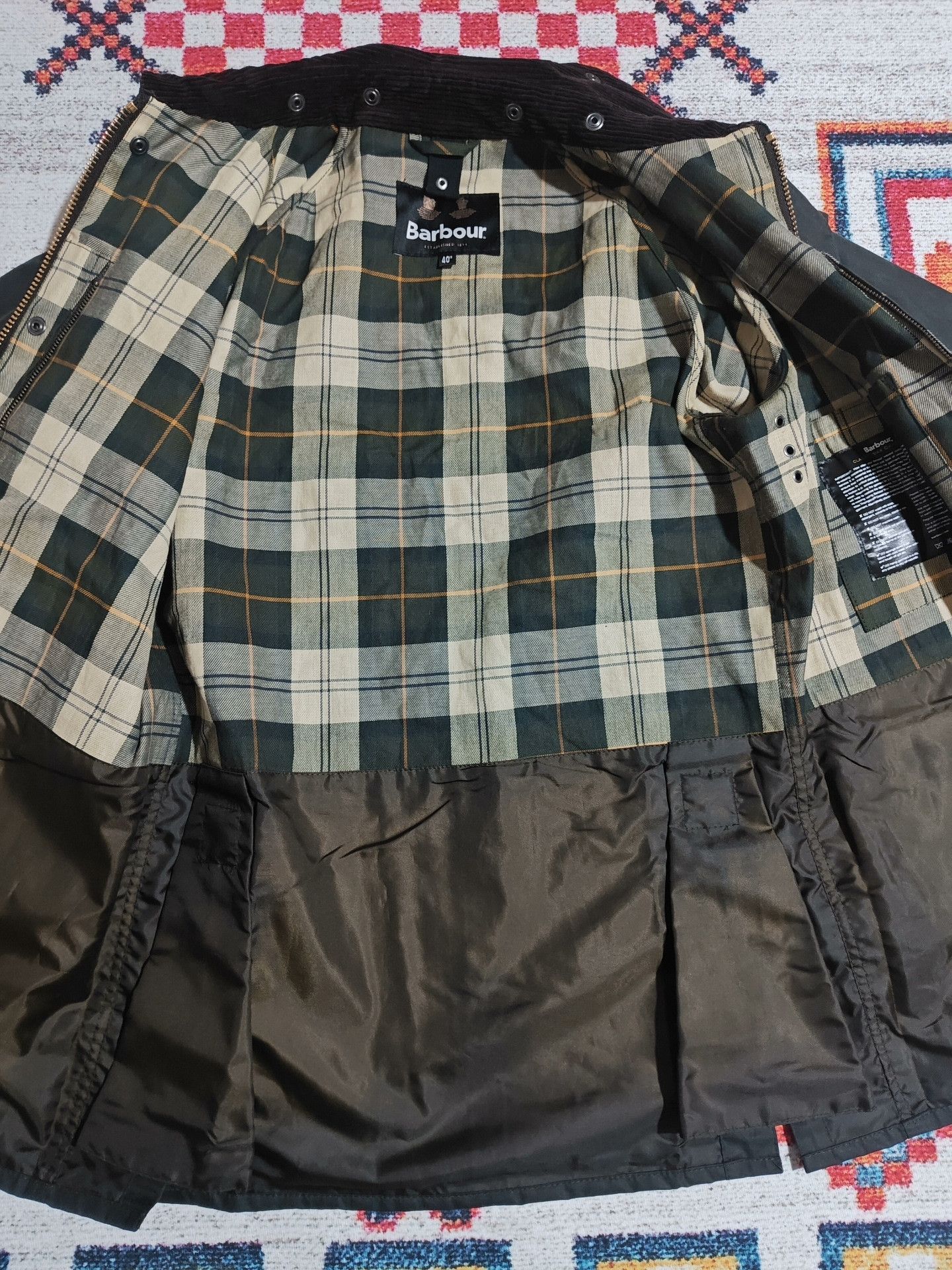 Barbour Barbour Bedale SL Men's Waxed Trench Coat Size US XXS / EU 40 - 3 Thumbnail