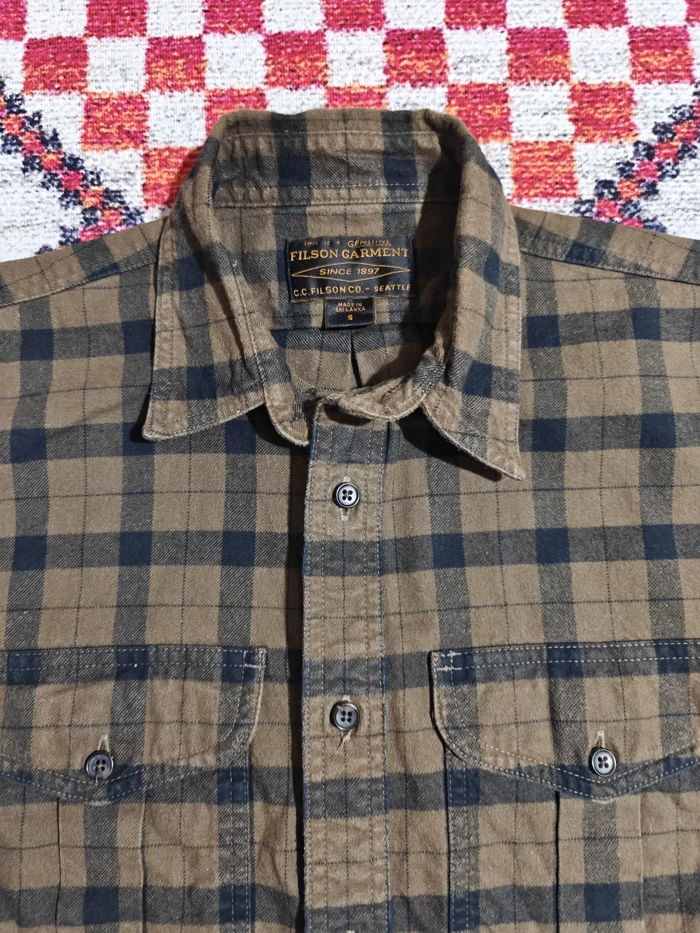 Filson Filson Alaska Guide 8oz Flannel Cotton Shirt Size US S / EU 44-46 / 1 - 4 Thumbnail