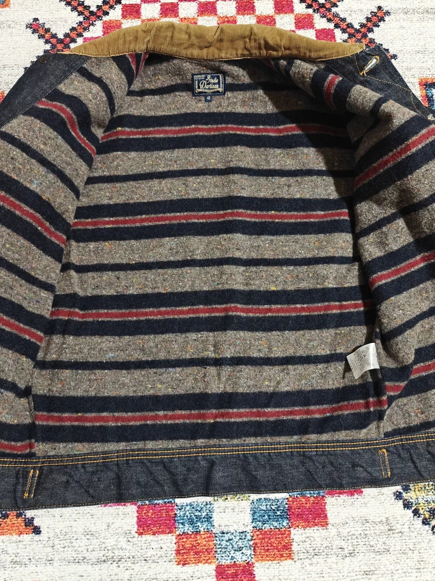 Studio D'Artisan STUDIO D'ARTISAN D4187 Raw Denim Jacket Size US XS / EU 42 / 0 - 5 Thumbnail