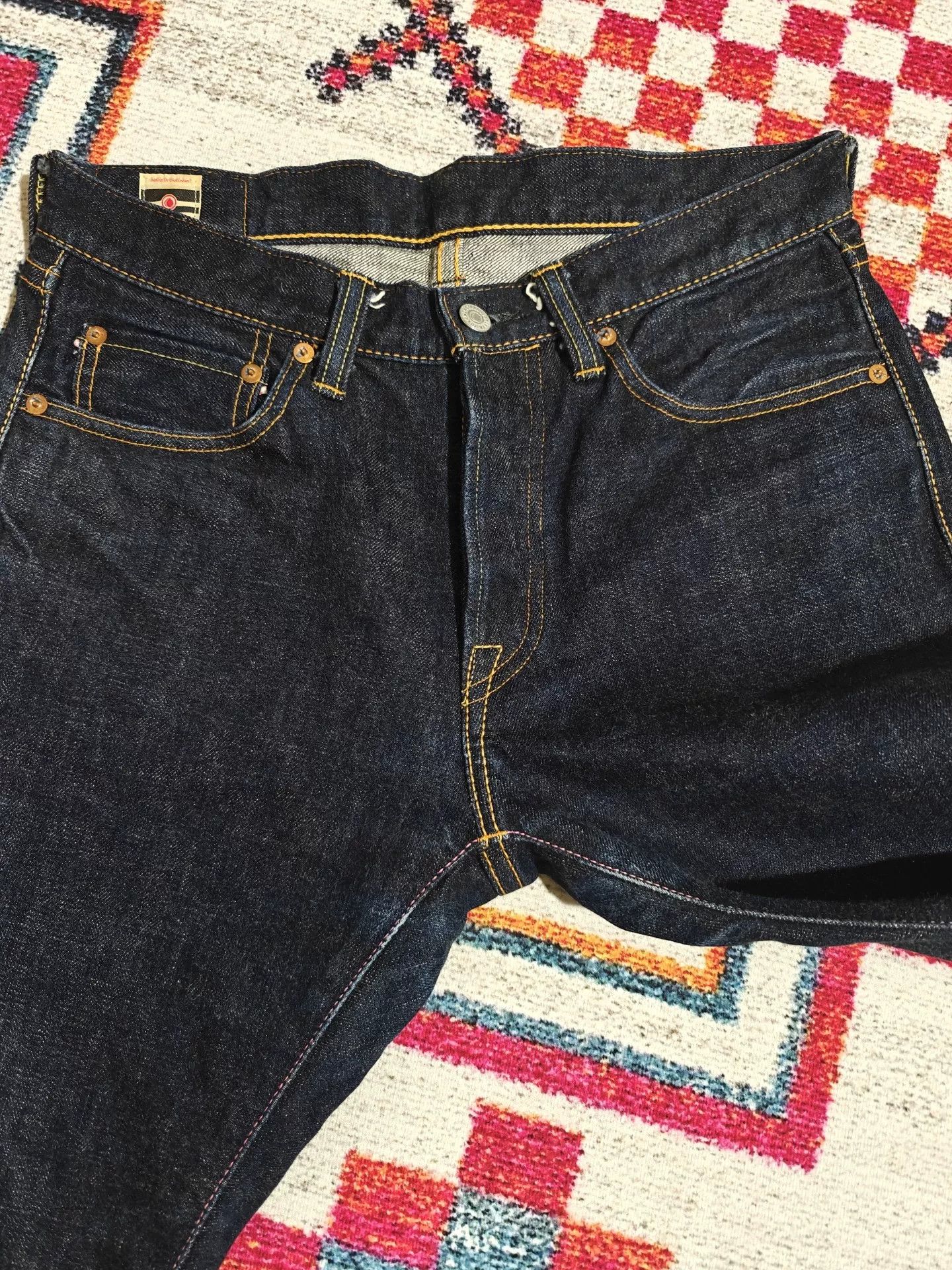 Momotaro Jeans MOMOTARO JEANS 0405 Raw Denim Jeans Size US 31 - 3 Thumbnail