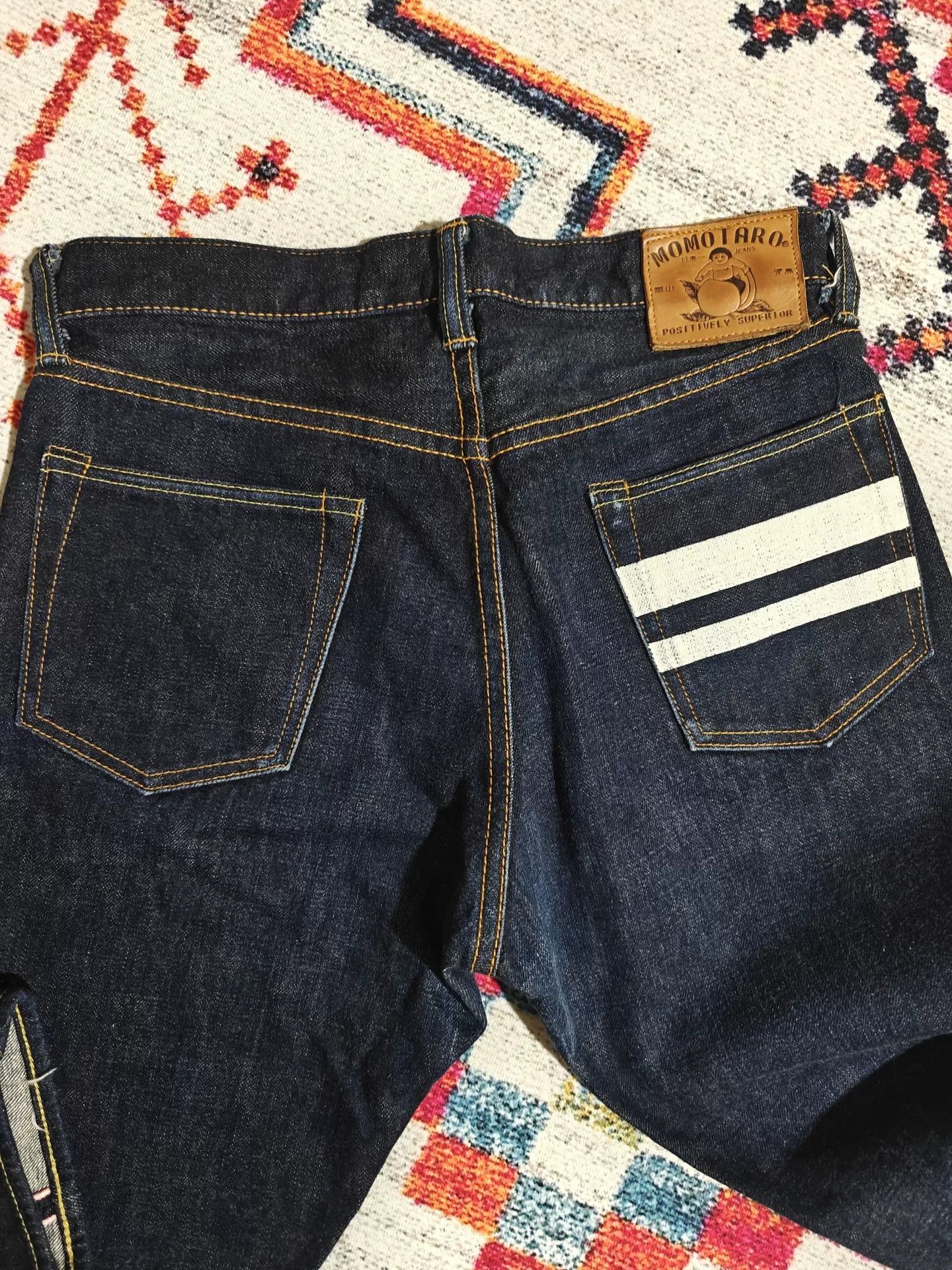 Momotaro Jeans MOMOTARO JEANS 0405 Raw Denim Jeans Size US 31 - 6 Thumbnail