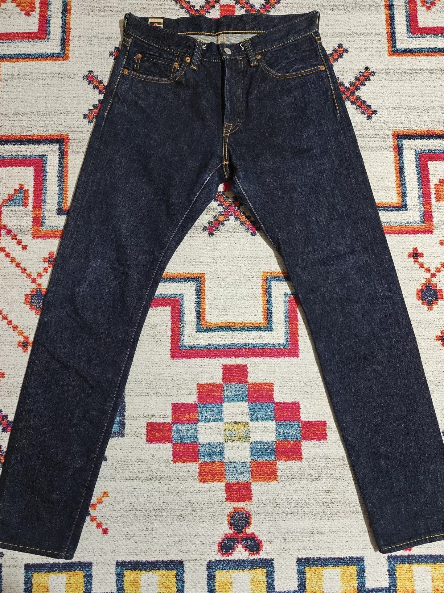 Momotaro Jeans MOMOTARO JEANS 0405 Raw Denim Jeans Size US 31 - 2 Thumbnail