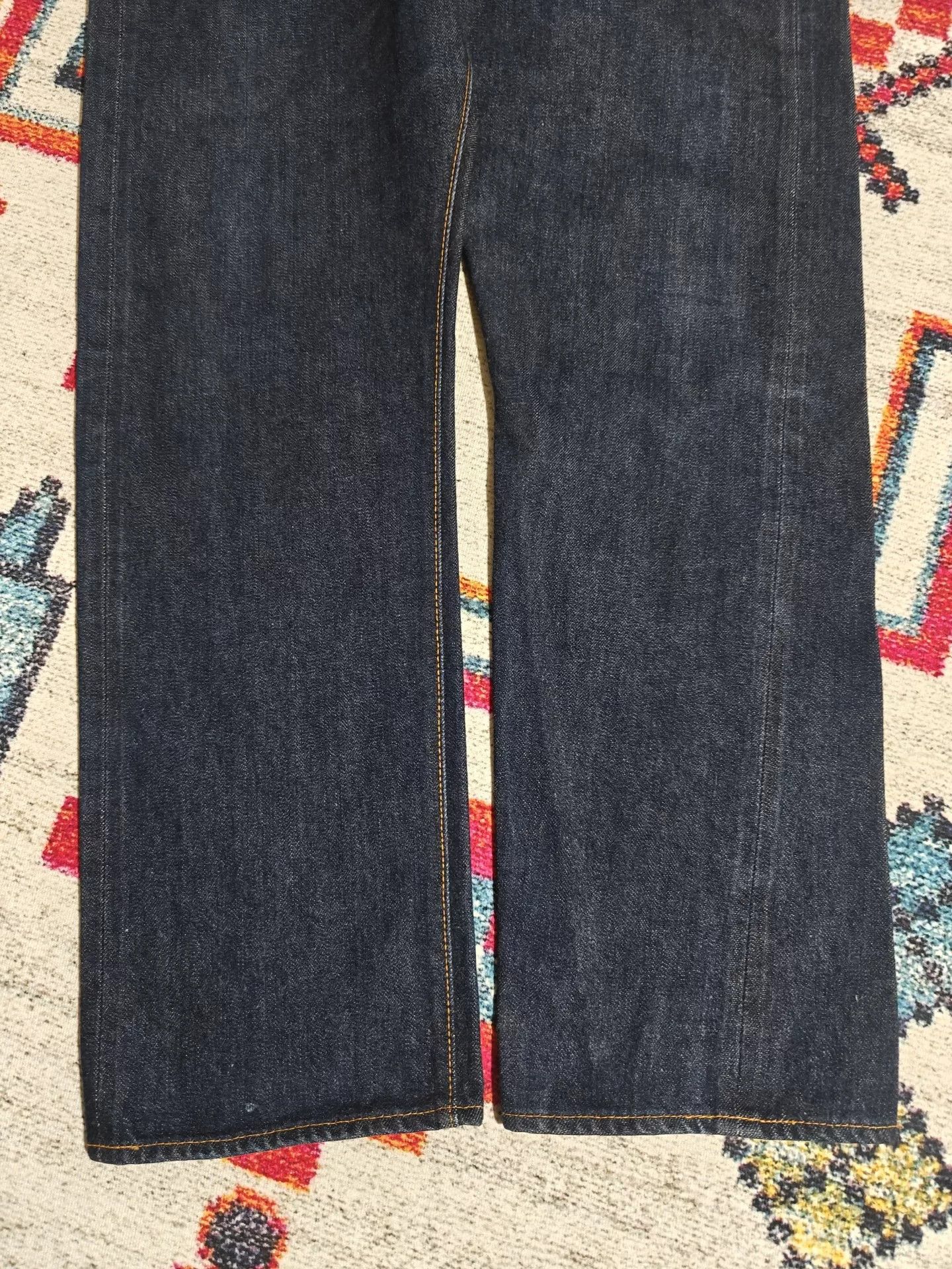 RESOLUTE RESOLUTE 710 Retro Slim Straight Raw Jeans Size US 36 / EU 52 - 4 Thumbnail