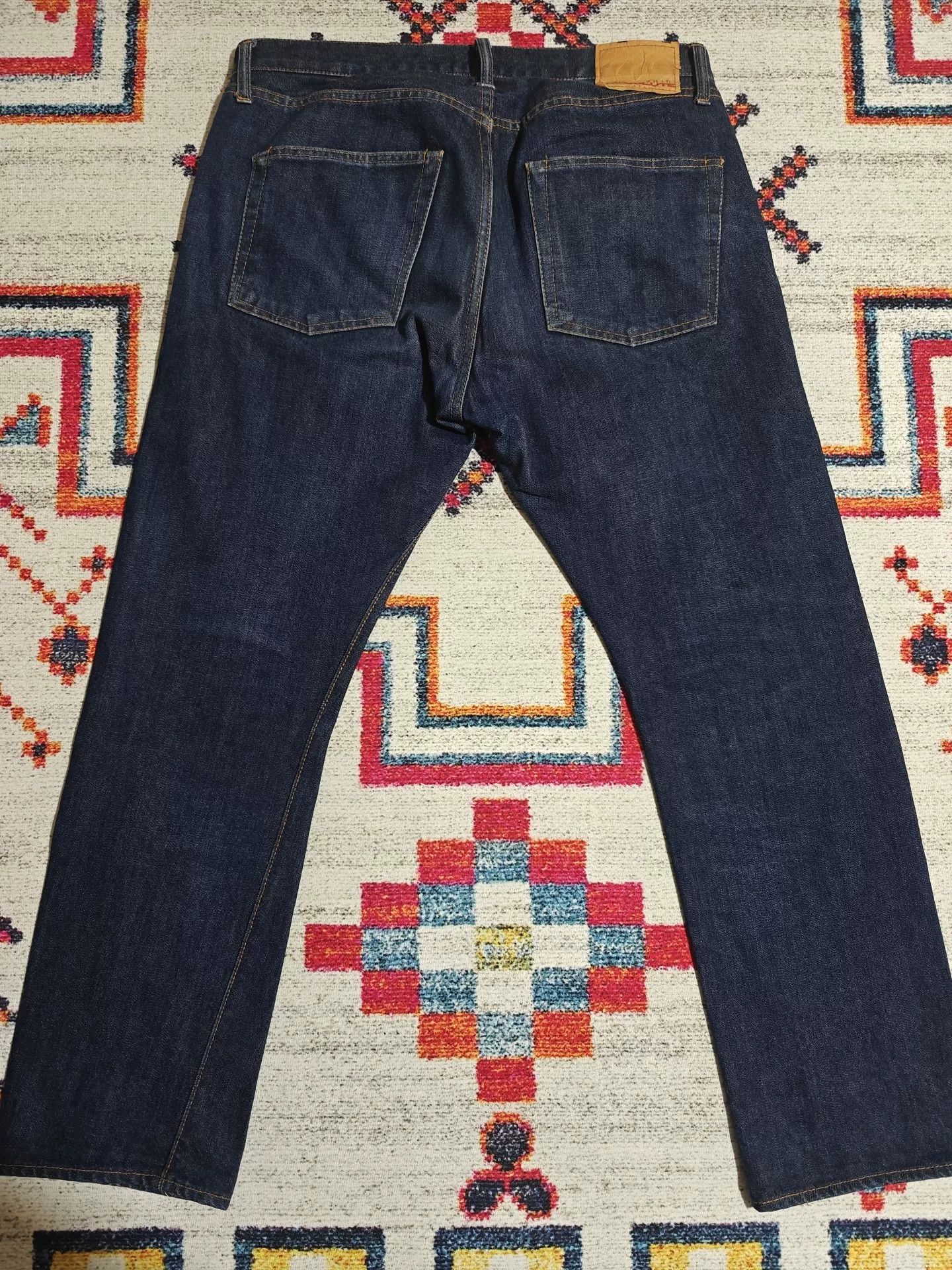 RESOLUTE RESOLUTE 710 Retro Slim Straight Raw Jeans Size US 36 / EU 52 - 5 Thumbnail