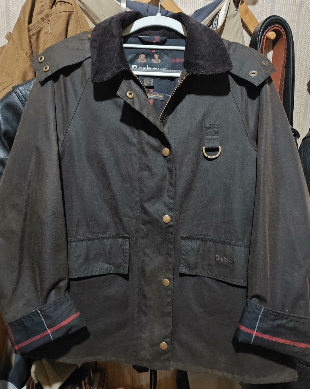 Barbour Barbour Avon Olive Waxed Fishing Jacket Size M / US 6-8 / IT 42-44 - 4 Thumbnail