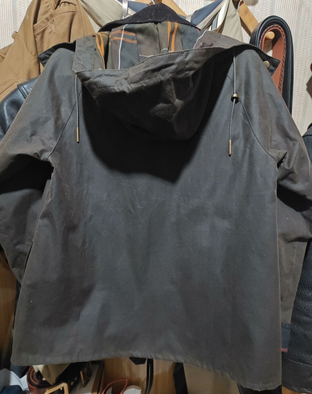 Barbour Barbour Avon Olive Waxed Fishing Jacket Size M / US 6-8 / IT 42-44 - 5 Thumbnail