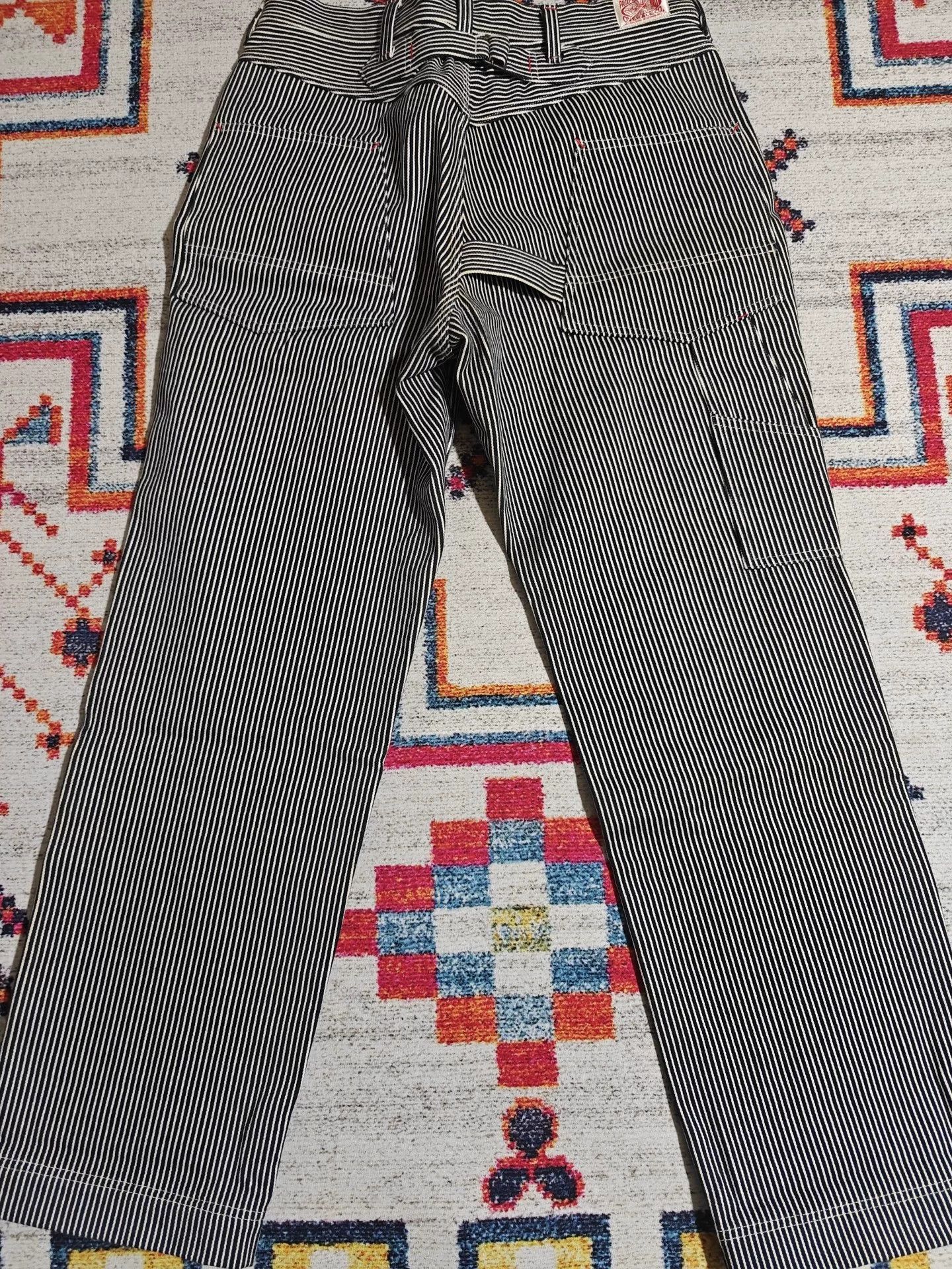 Other Bourn Hickory Stripe Cargo Pants Size US 34 / EU 50 - 5 Thumbnail