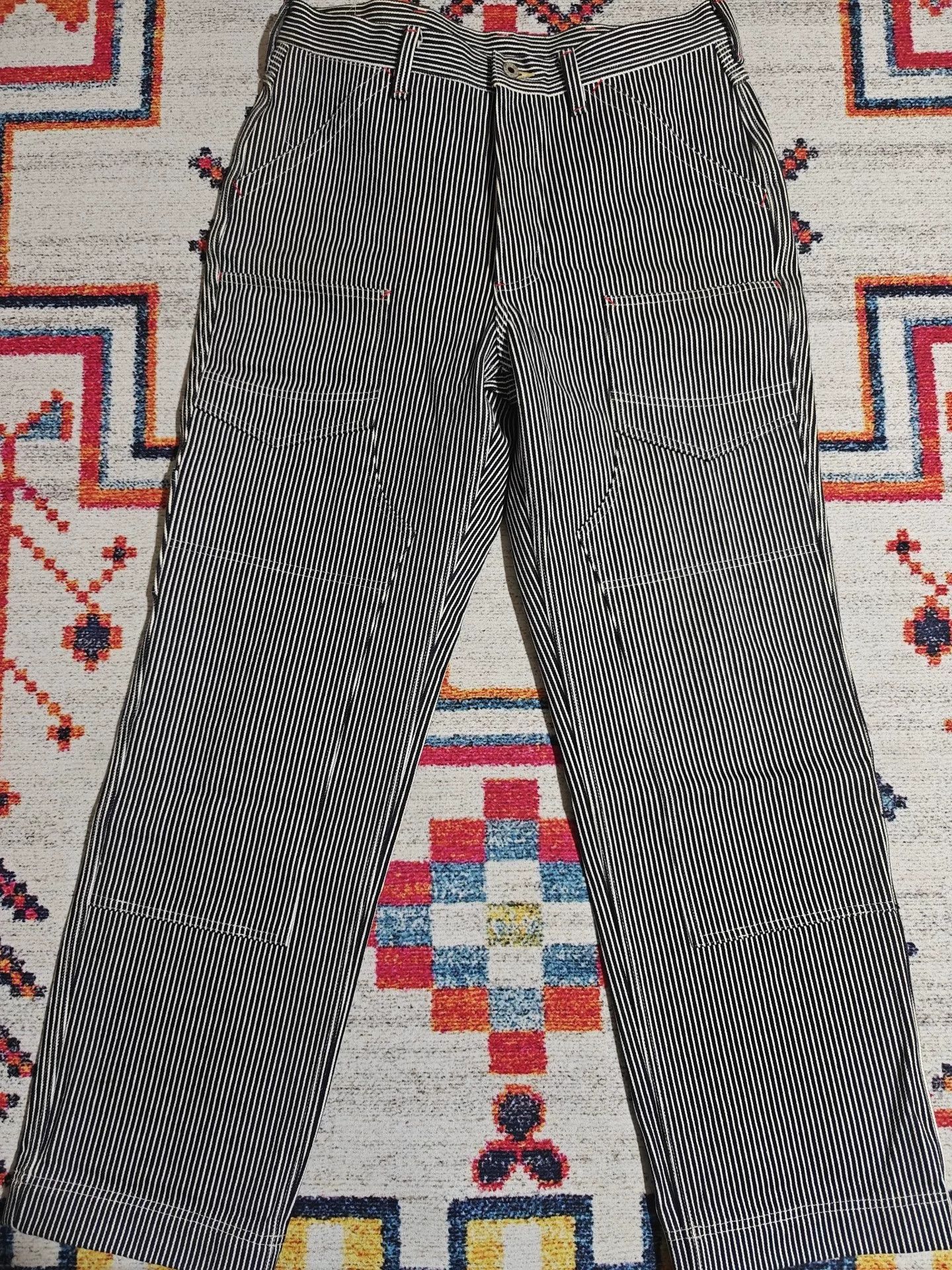 Other Bourn Hickory Stripe Cargo Pants Size US 34 / EU 50 - 2 Thumbnail