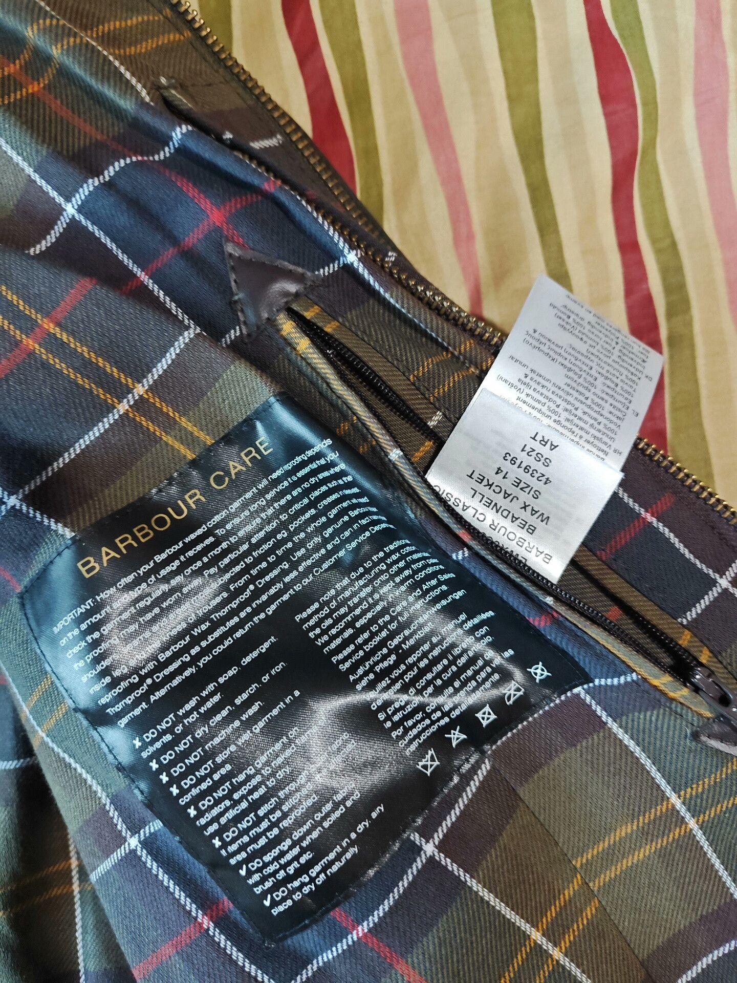 Barbour Barbour Beadnell Waxed Jacket Size M / US 6-8 / IT 42-44 - 6 Thumbnail
