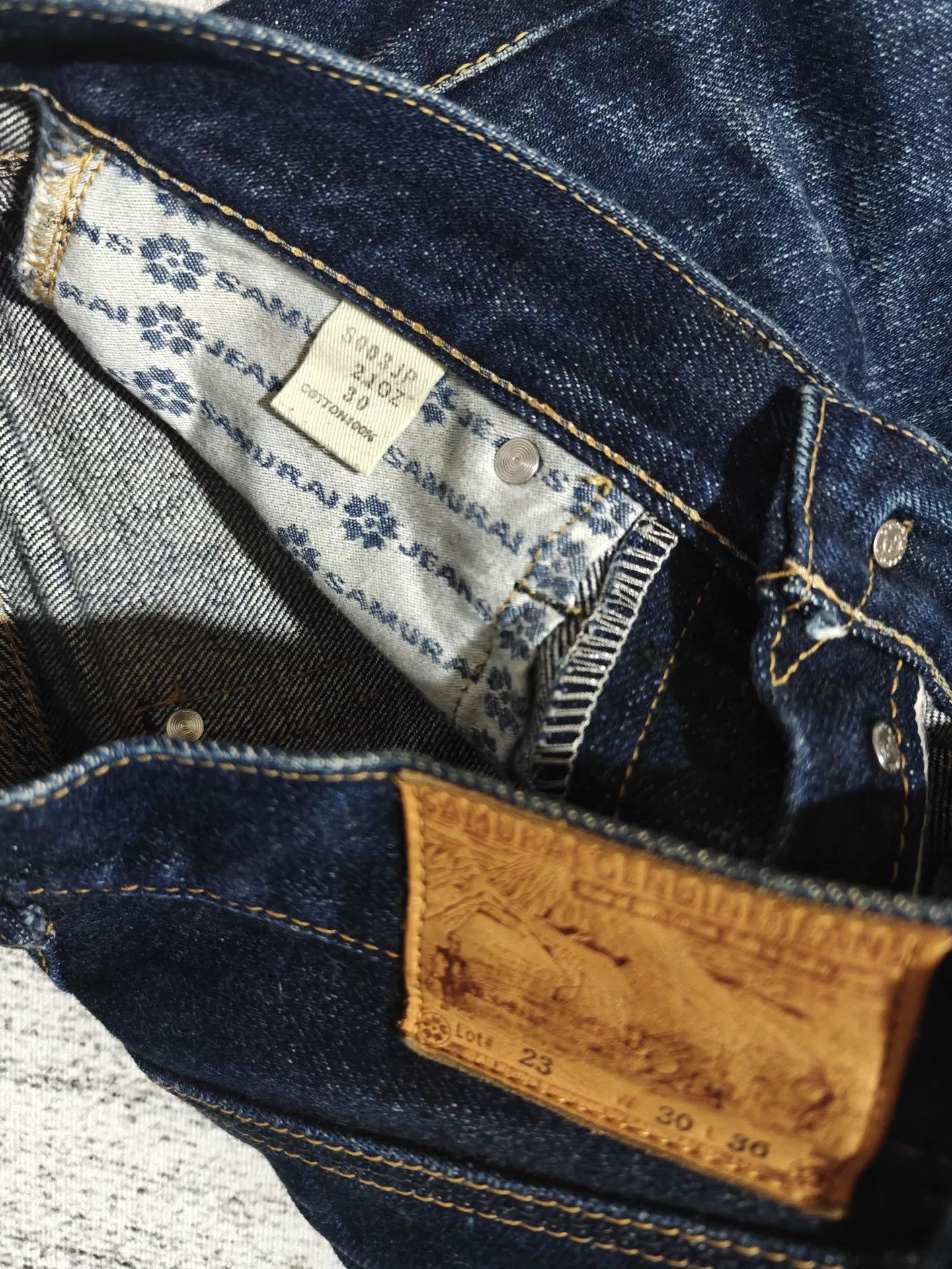 Samurai Jeans Samurai Jeans S003JP 21OZ Denim Size US 30 / EU 46 - 8 Thumbnail