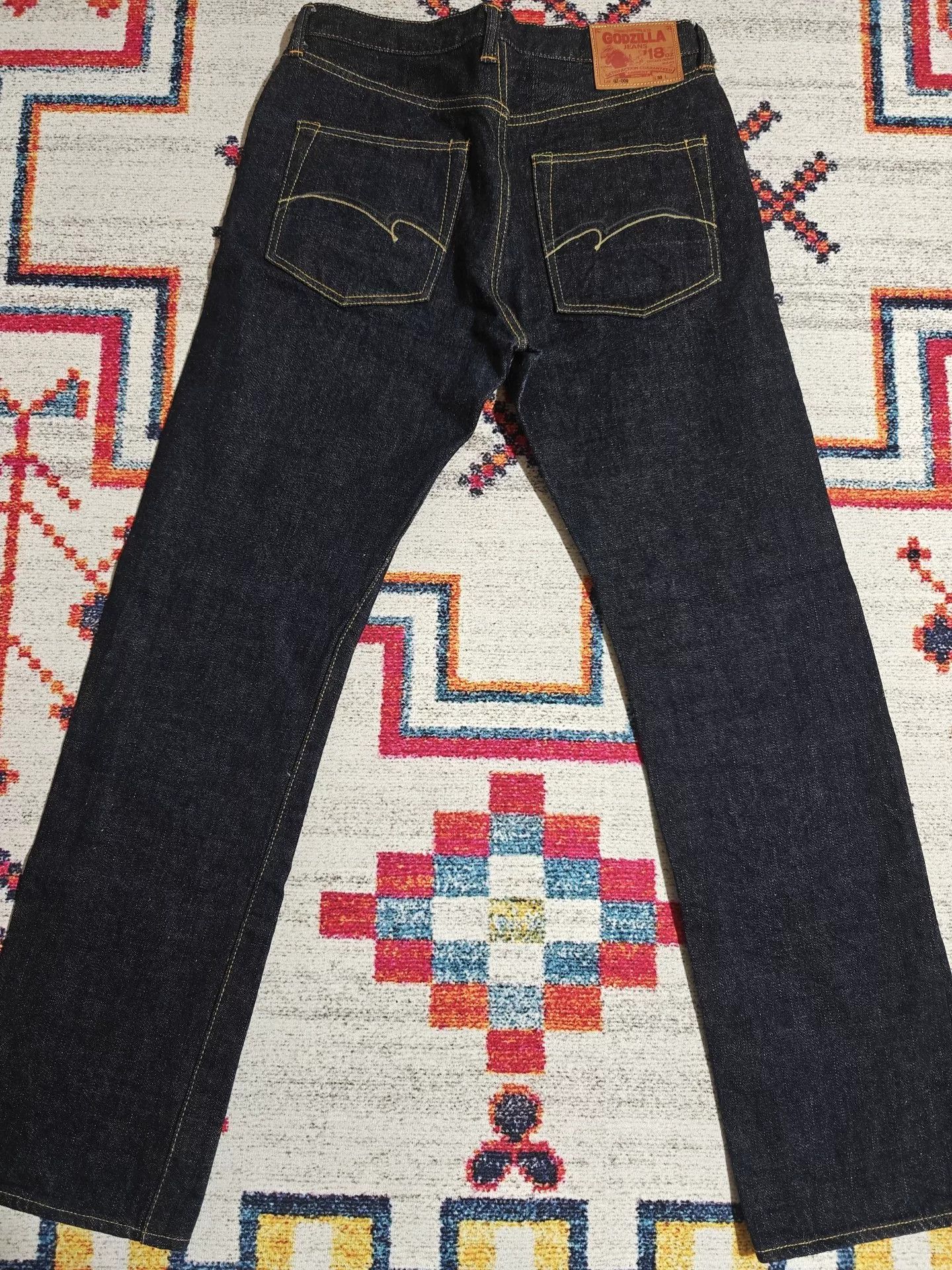Studio D'Artisan Studio D'artisan Godzilla Limited 18oz Slim Jeans Size US 33 - 3 Thumbnail