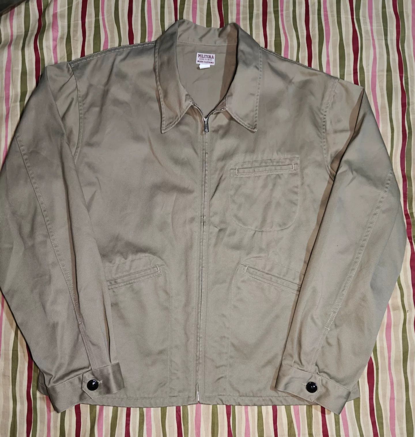 MIL-TEC Militora318 Khaki Utility Casual Short Jacket Size US S / EU 44-46 / 1 - 4 Thumbnail