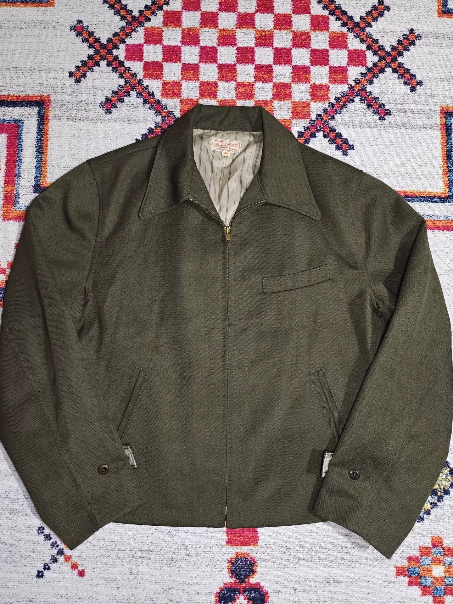 Vintage 1950s American Retro Ranch Wool Jacket Size US XXS / EU 40 - 5 Thumbnail