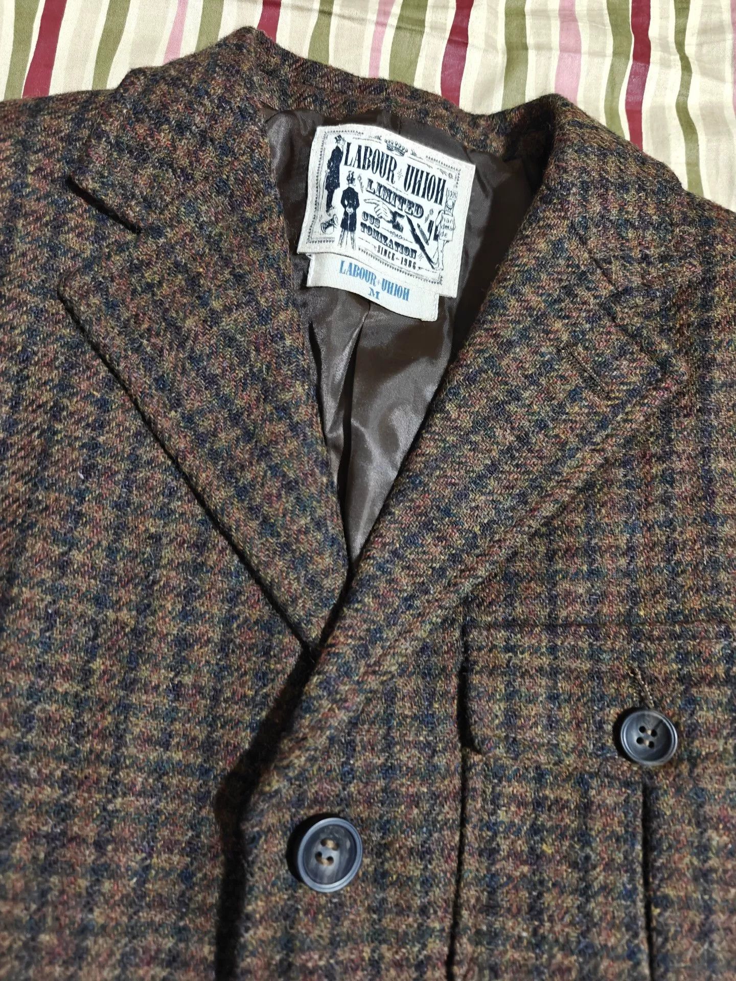 Vintage Vintage Houndstooth Wool Tweed Blazer Size US M / EU 48-50 / 2 - 4 Thumbnail
