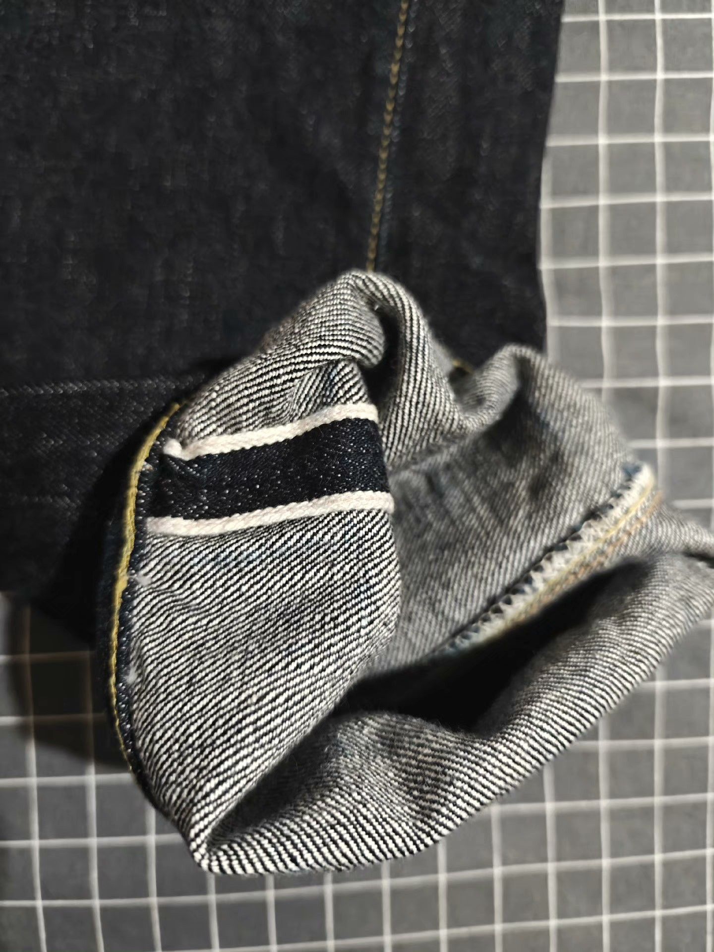 Full Count & Co. FULLCOUNT 1110XX High-Waist Tapered Raw Jeans Size US 34 / EU 50 - 4 Thumbnail