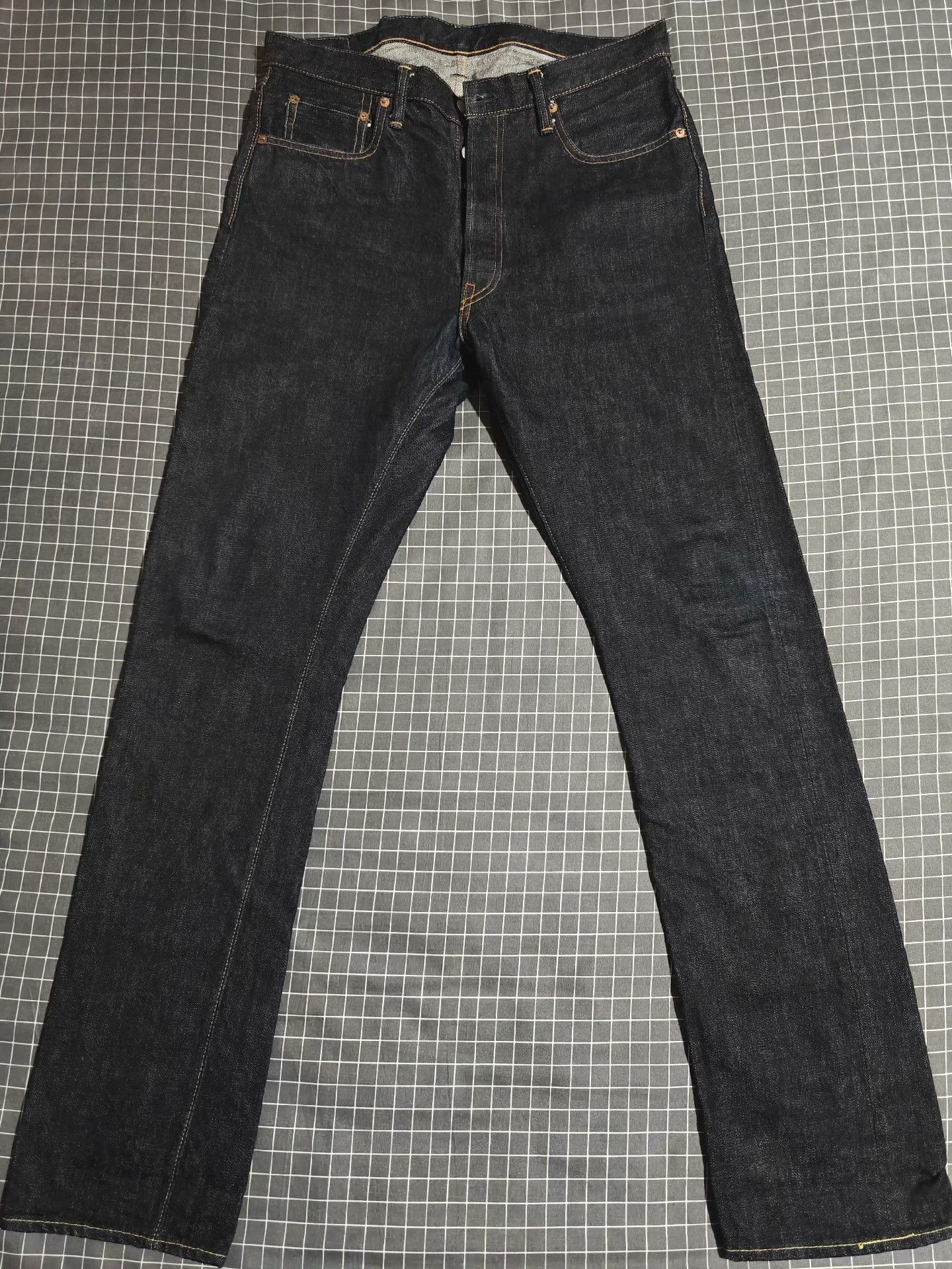 Full Count & Co. FULLCOUNT 1110XX High-Waist Tapered Raw Jeans Size US 34 / EU 50 - 2 Thumbnail