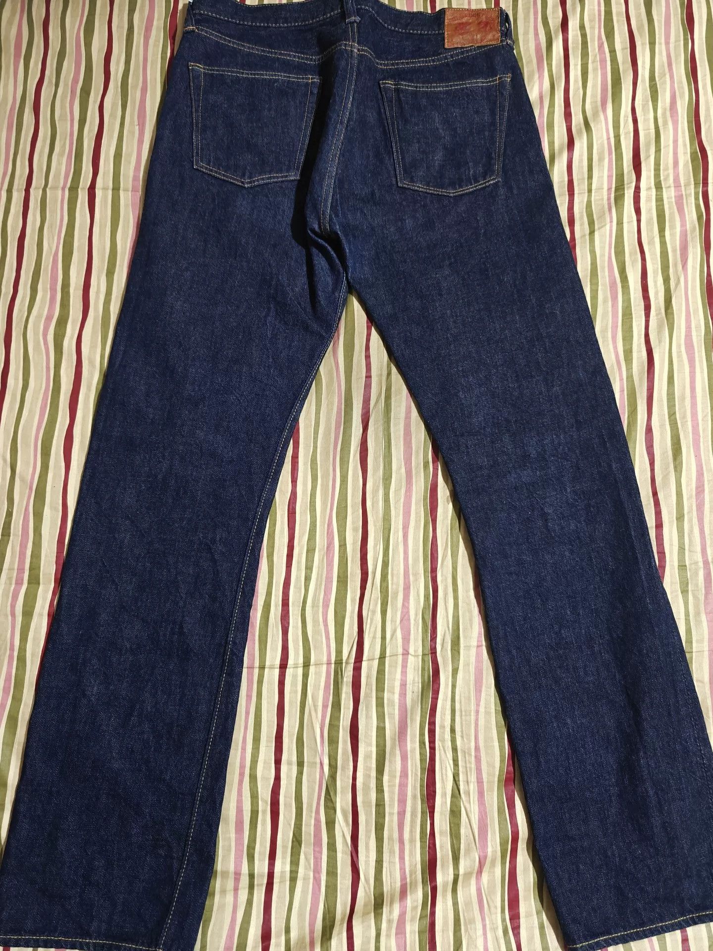 Full Count & Co. FULL COUNT 1108 Slim Straight Raw Jeans Size US 35 - 5 Thumbnail