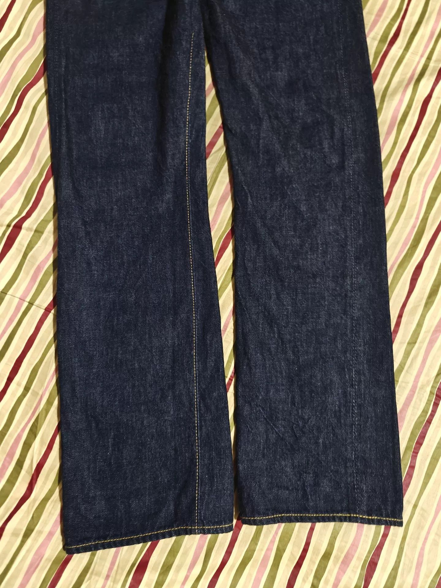 Full Count & Co. FULL COUNT 1108 Slim Straight Raw Jeans Size US 35 - 4 Thumbnail
