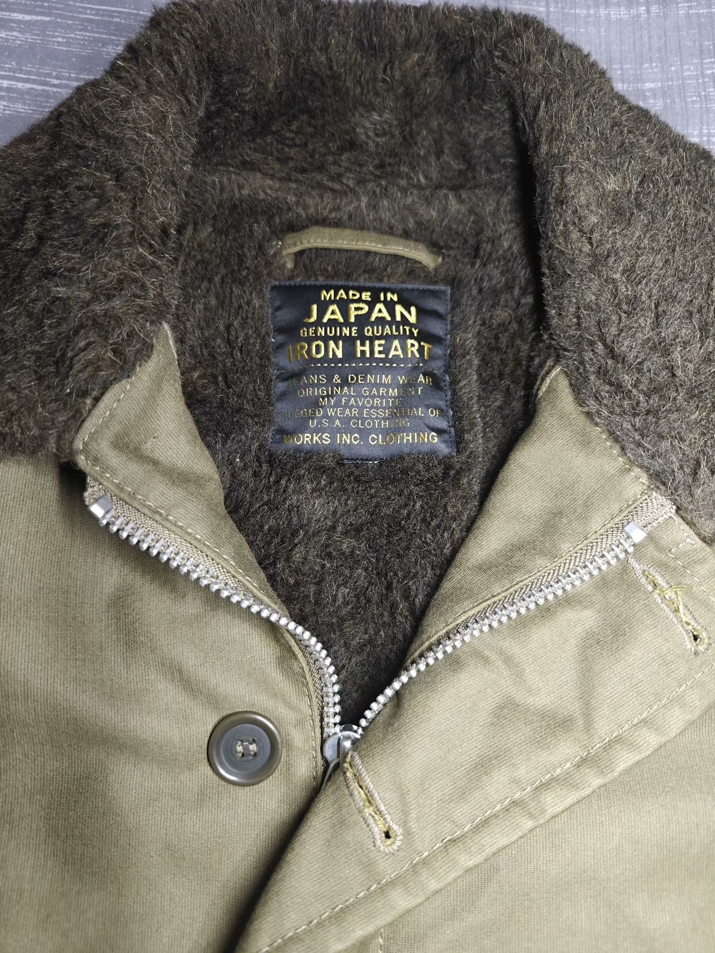 Iron Heart IRON HEART 14oz N1 Deck Jacket Size US XXL / EU 58 / 5 - 7 Thumbnail