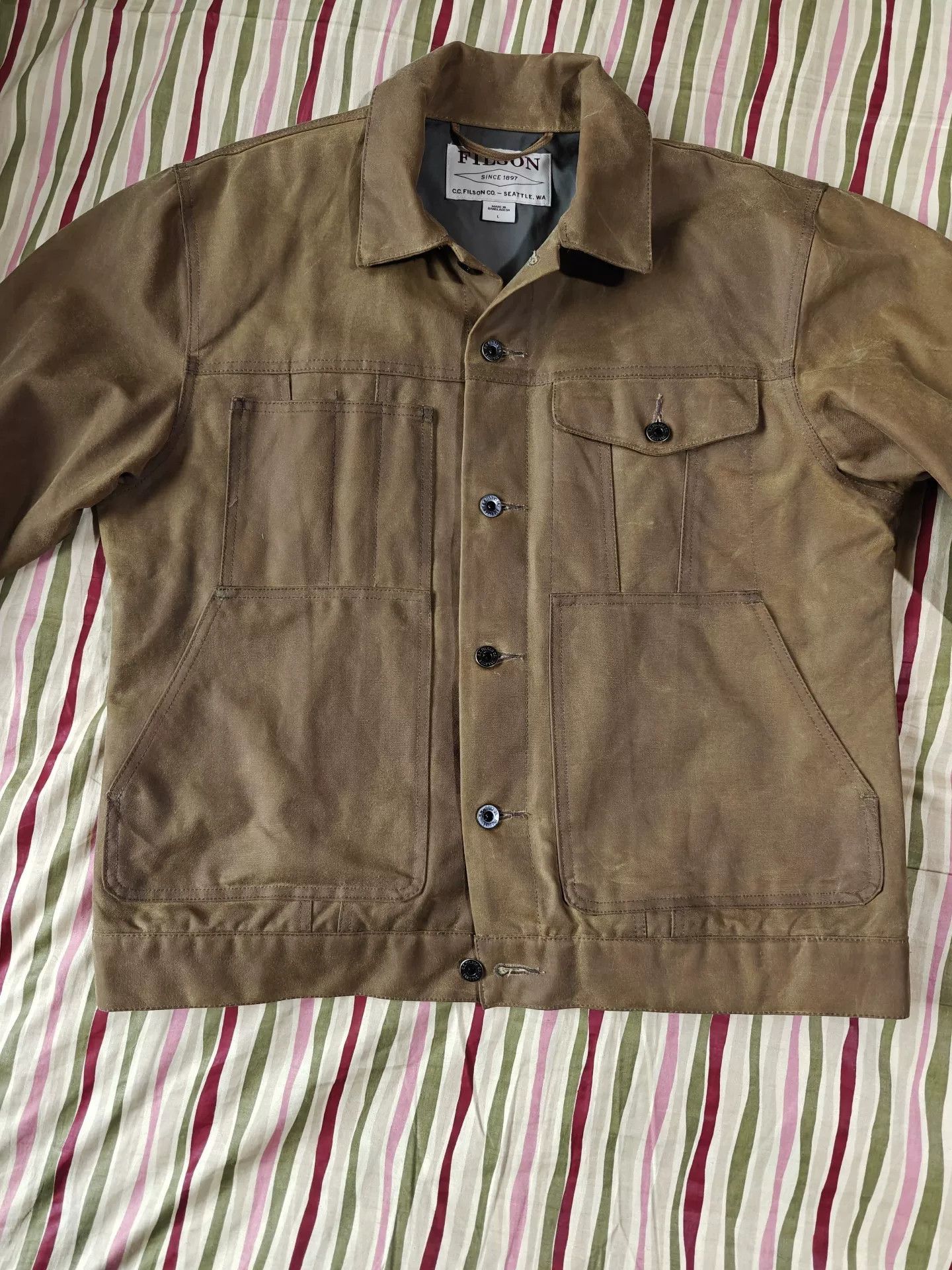 Filson Filson Cruiser Waxed Canvas Jacket Size US L / EU 52-54 / 3 - 2 Thumbnail