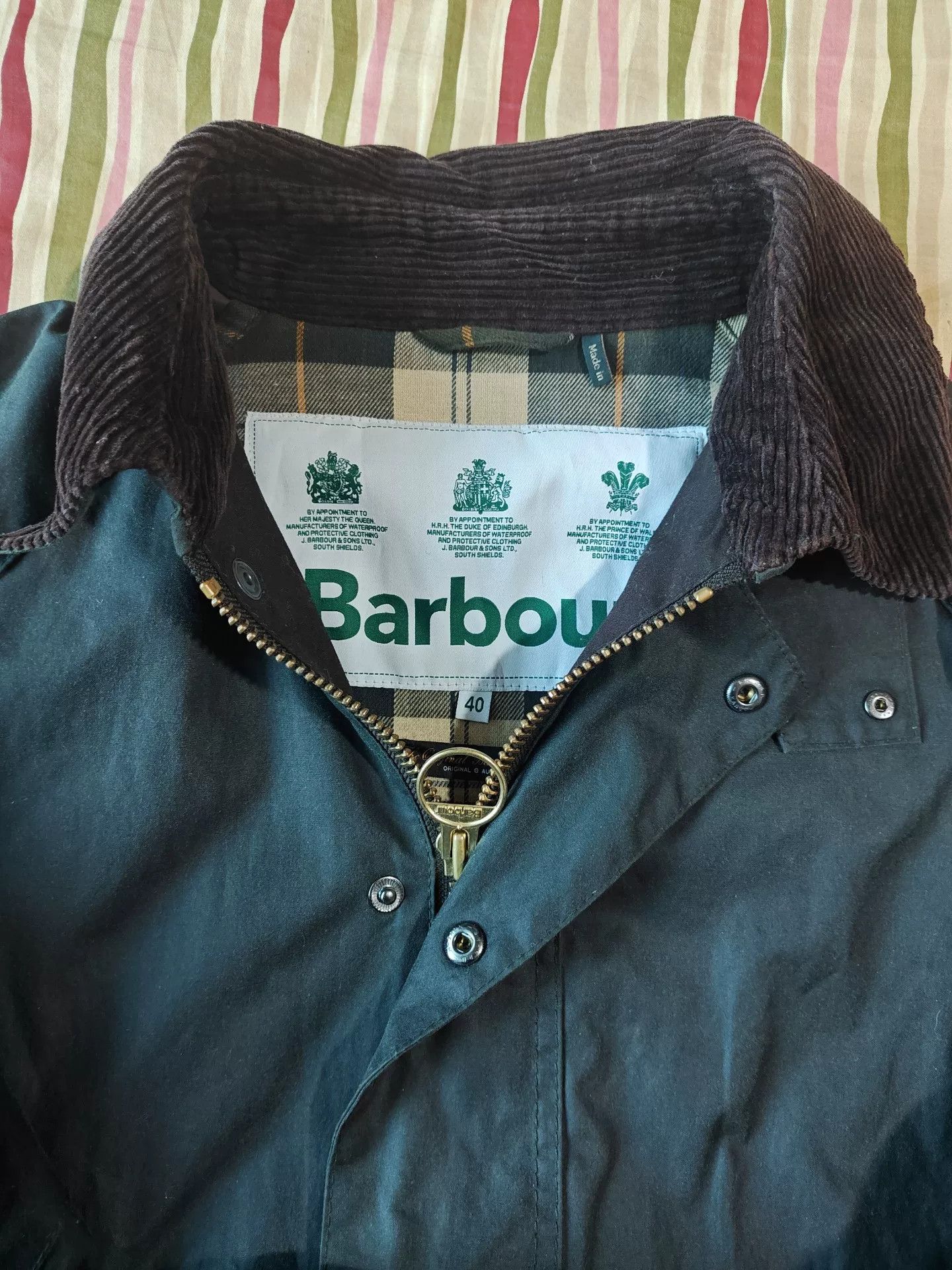 Barbour Barbour Burghley Unisex Waxed Jacket Size US XXS / EU 40 - 7 Thumbnail