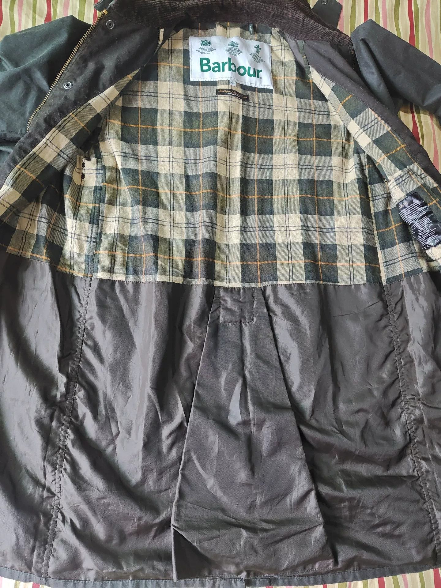 Barbour Barbour Burghley Unisex Waxed Jacket Size US XXS / EU 40 - 8 Thumbnail