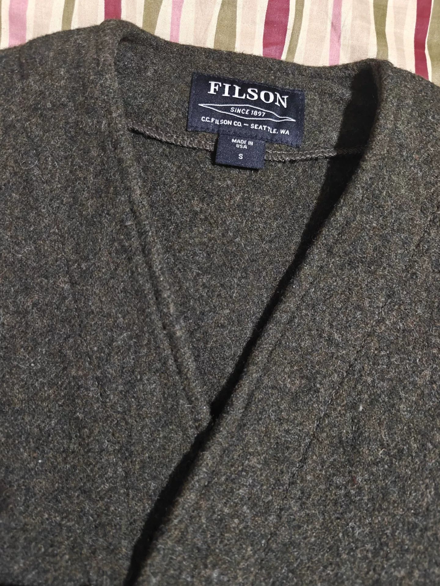 Filson Filson 24OZ Wool Western V-Neck Vest Size US S / EU 44-46 / 1 - 4 Thumbnail