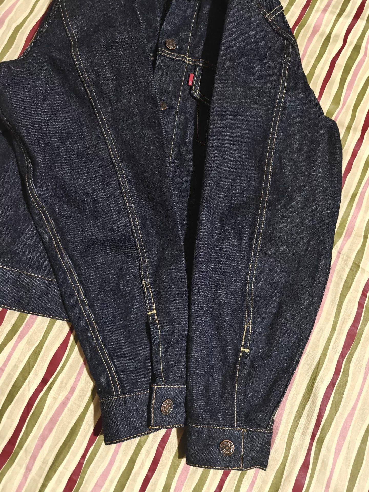Gimo's GIZEMO Type 3 Raw Denim Jacket Size US XXS / EU 40 - 4 Thumbnail